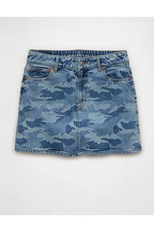 AE Stretch High-Waisted Perfect Mini Skirt Women's Classic Medium 14 made by American Eagle