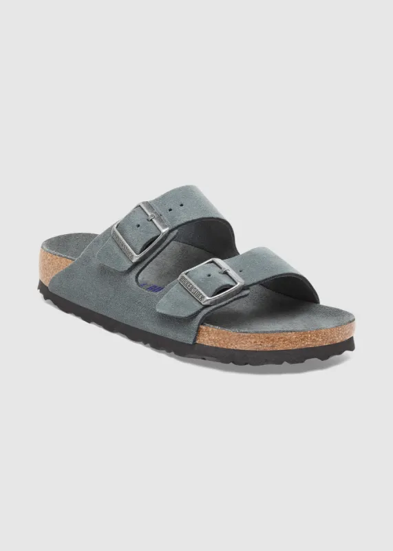Arizona Soft Footbed Suede Leather made by Birkenstock