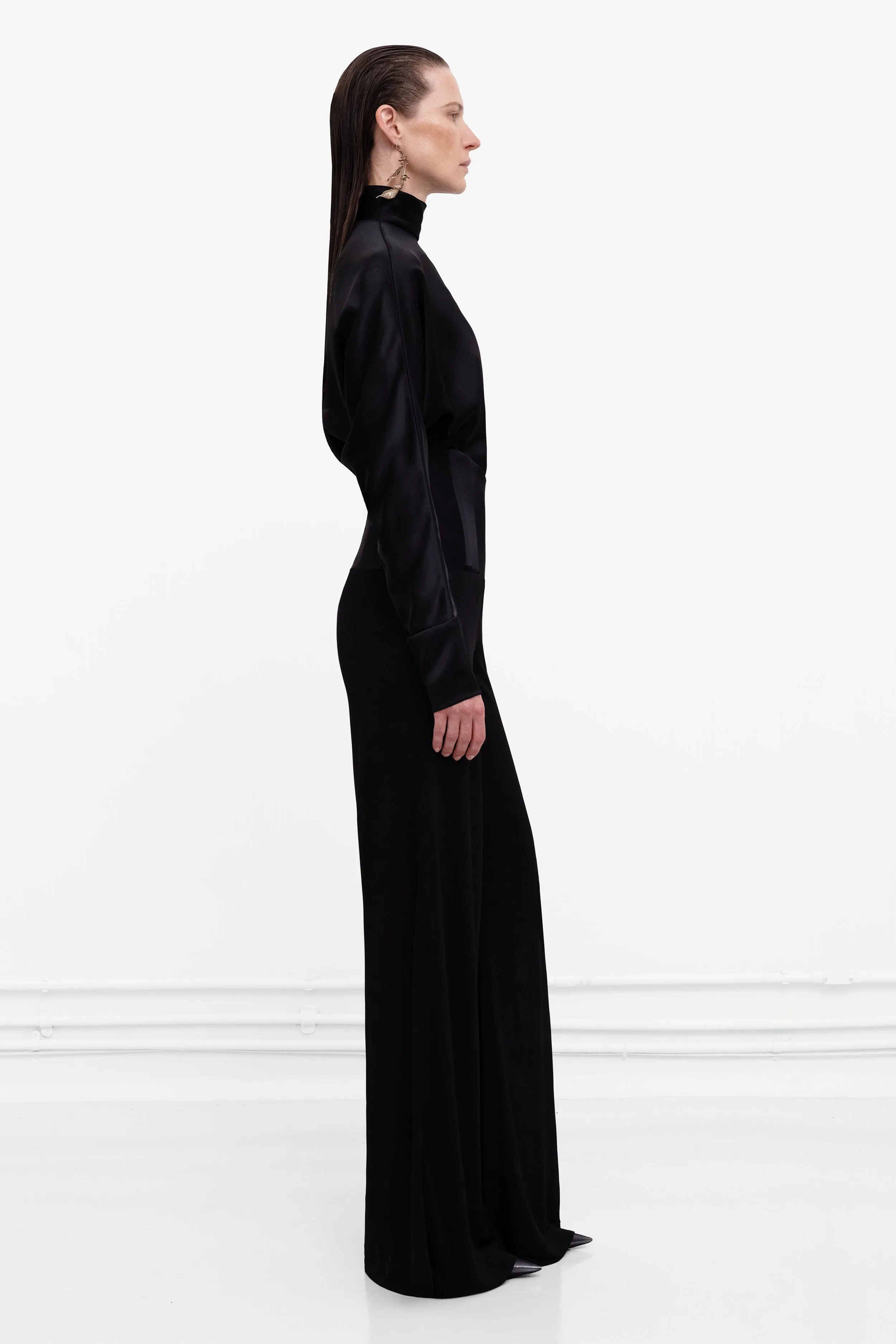 Corseted Tuxedo Trouser - Black sold by Galvan product image thumbnail 2