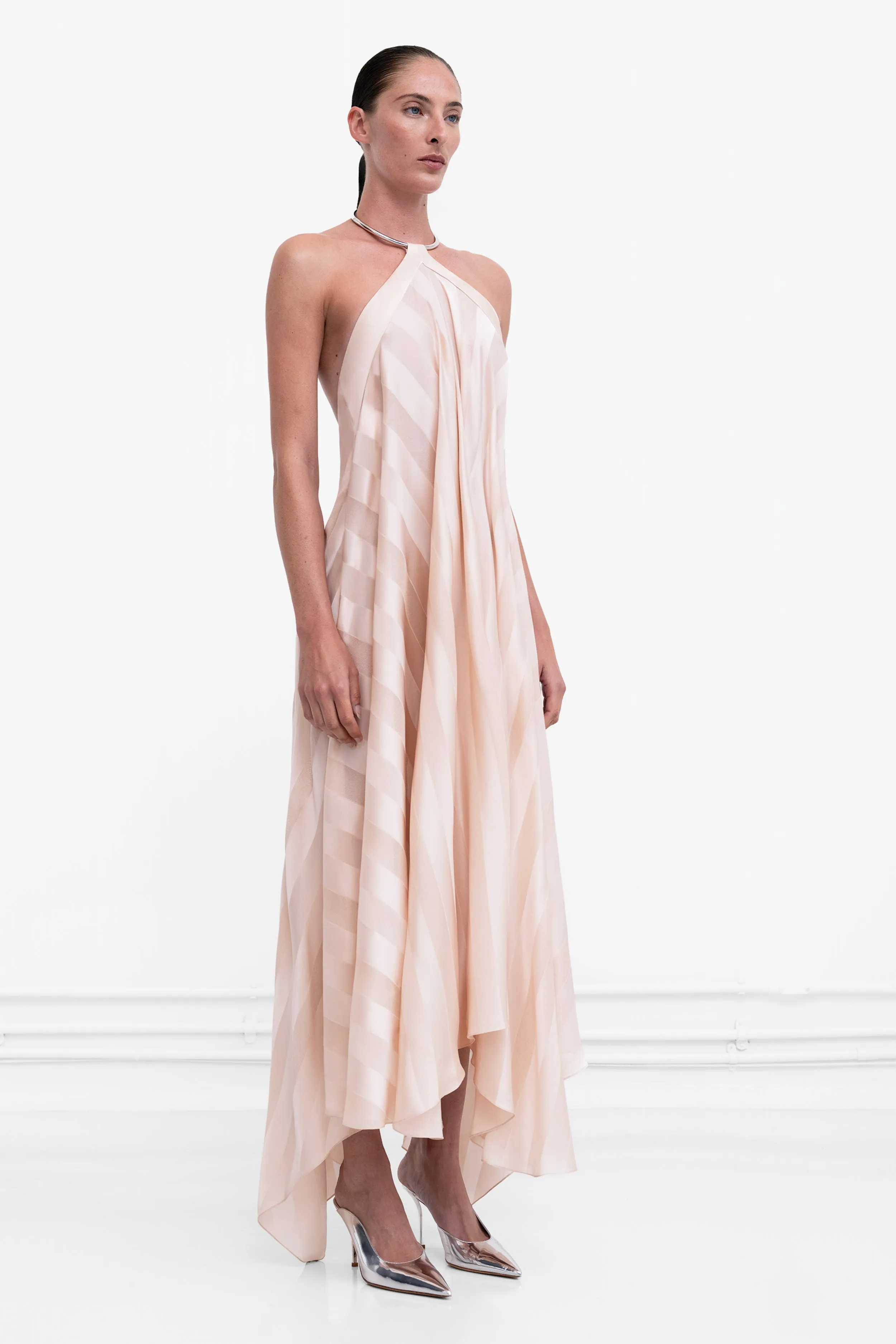 Giulia Necklace Dress - Ballet Pink sold by Galvan product image thumbnail 2