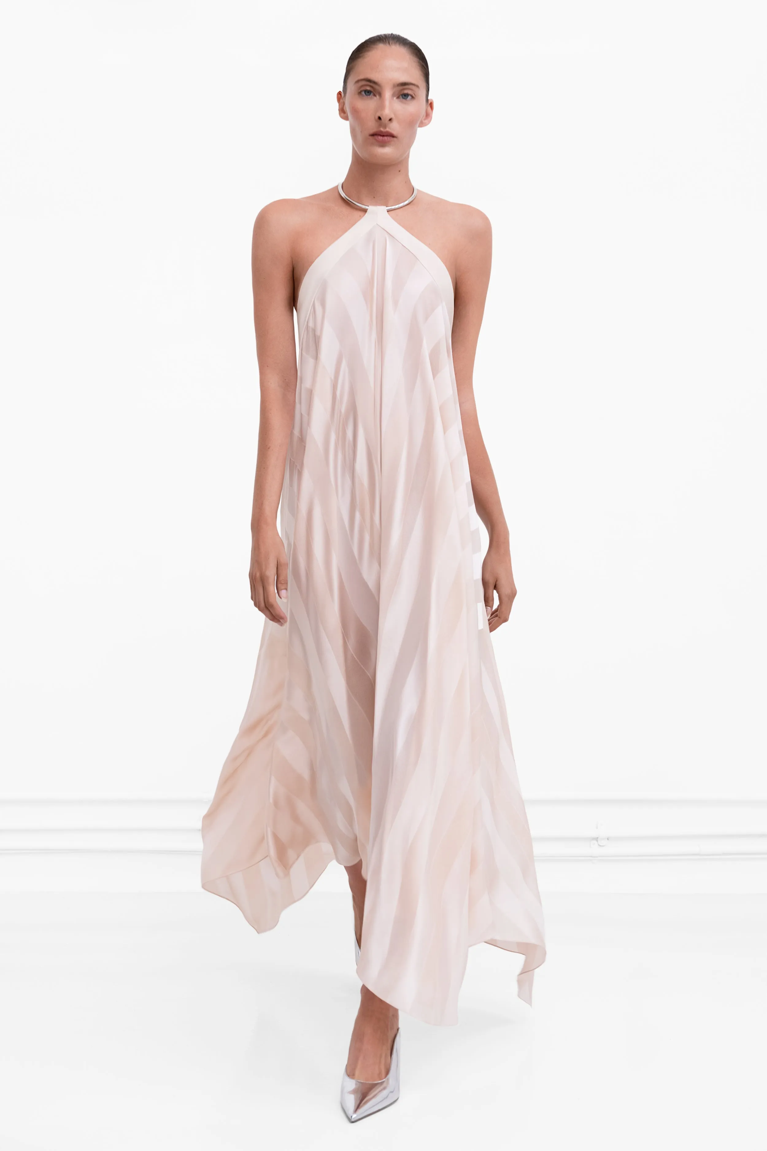 Giulia Necklace Dress - Ballet Pink sold by Galvan product image thumbnail 4