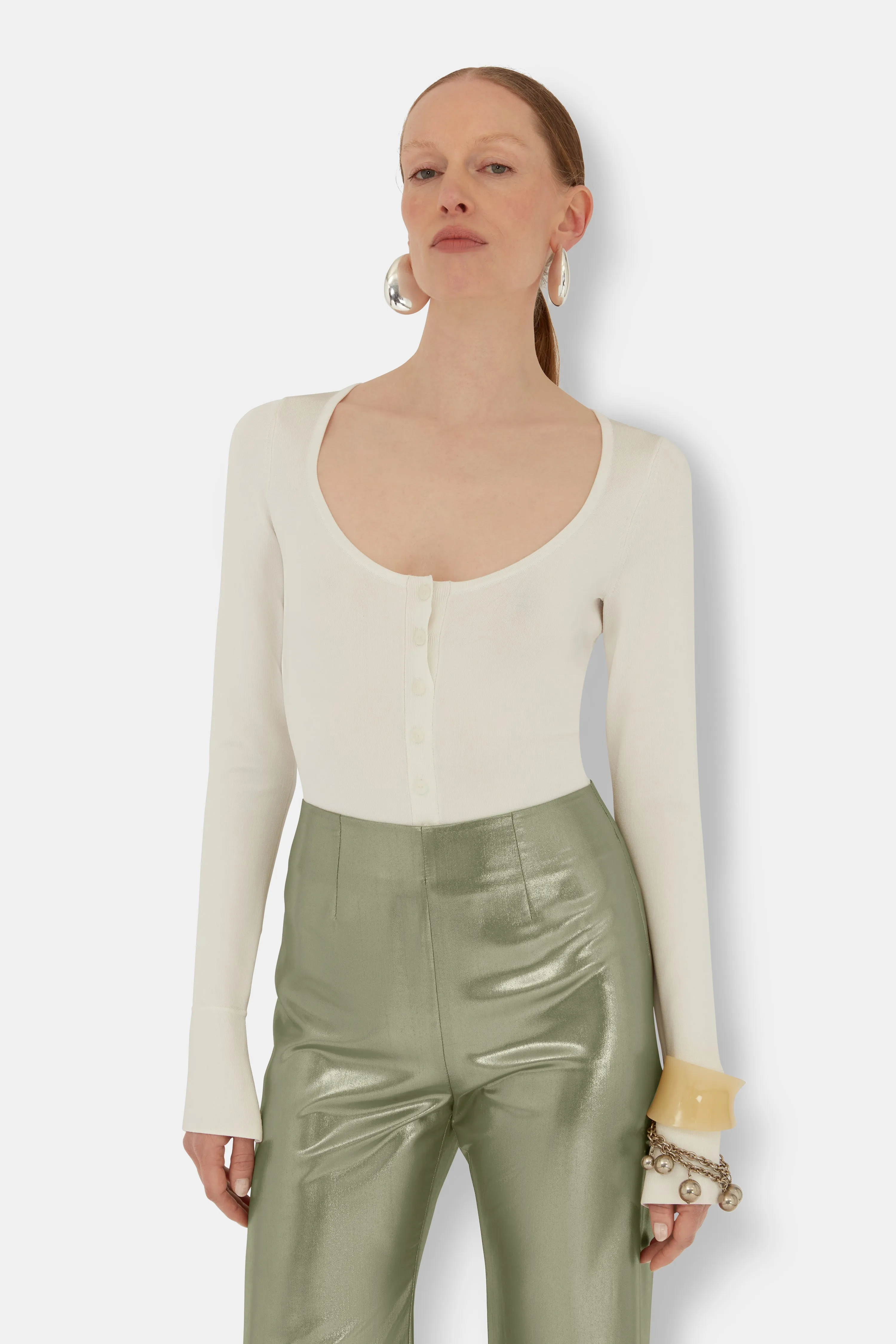 Buttoned Up Body - White sold by Galvan product image thumbnail 4