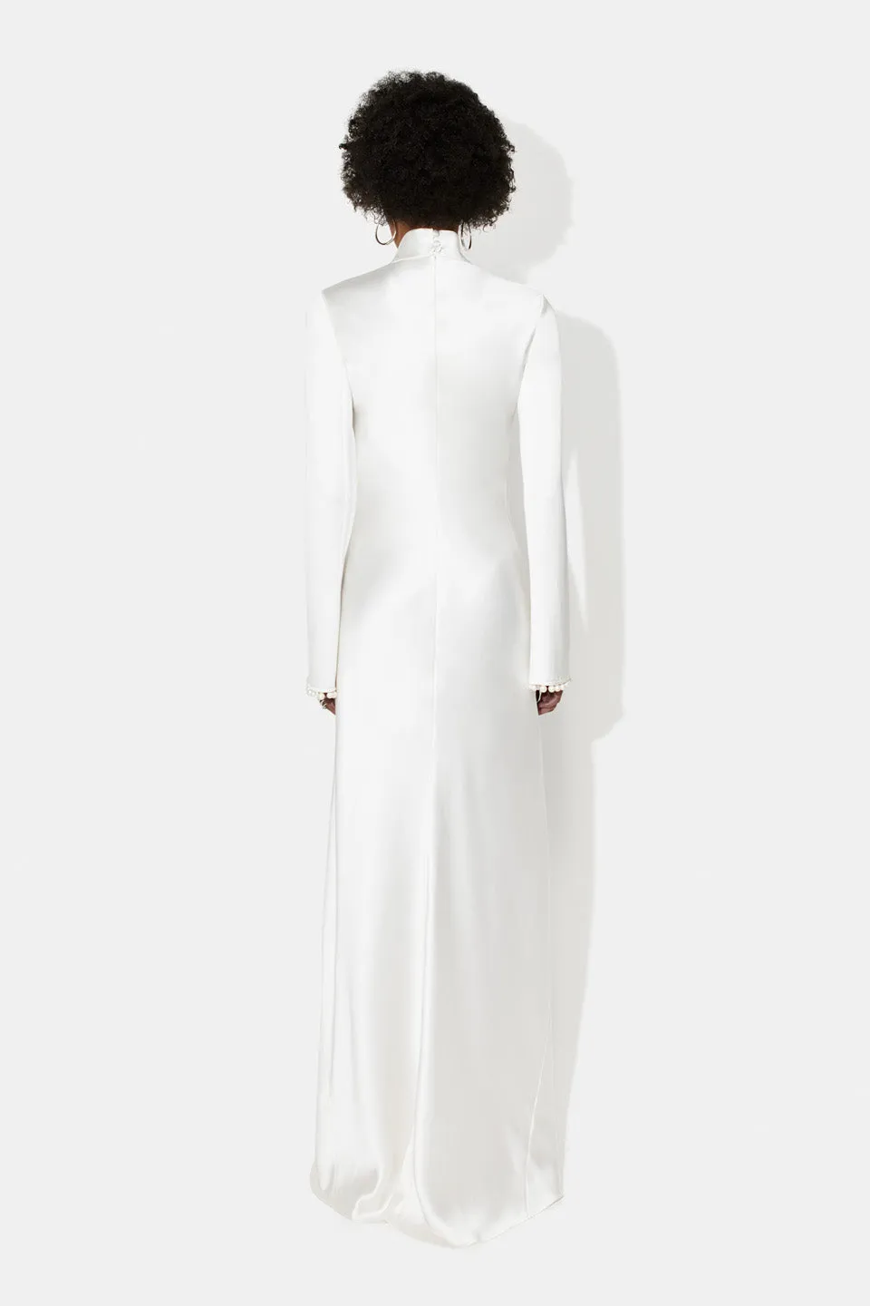 Praiano Long Sleeve Bridal Dress sold by Galvan product image thumbnail 3