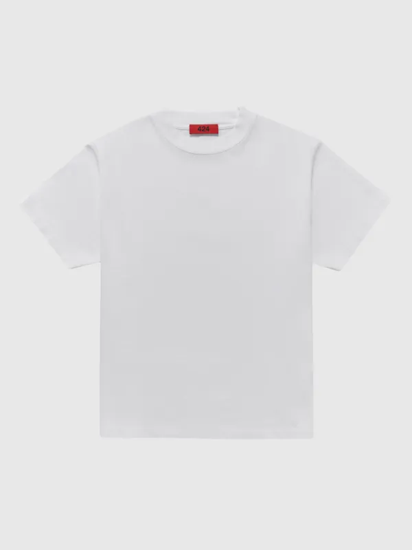 Alias T-Shirt in White sold by 424