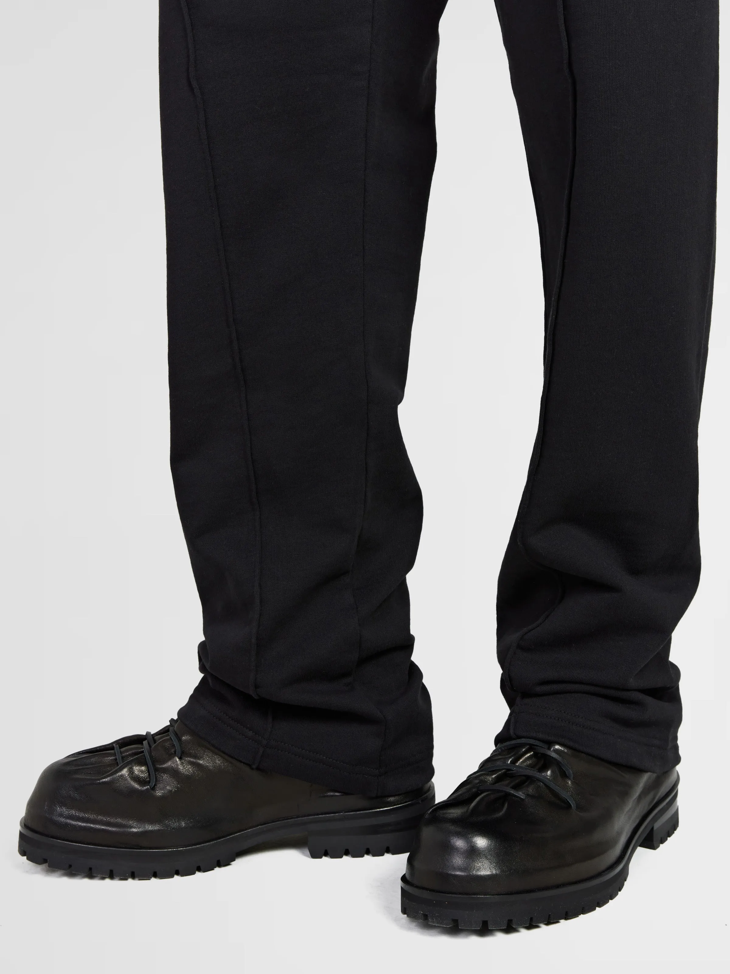 Leather Lace-Up Boots in Black sold by 424 product image thumbnail 3