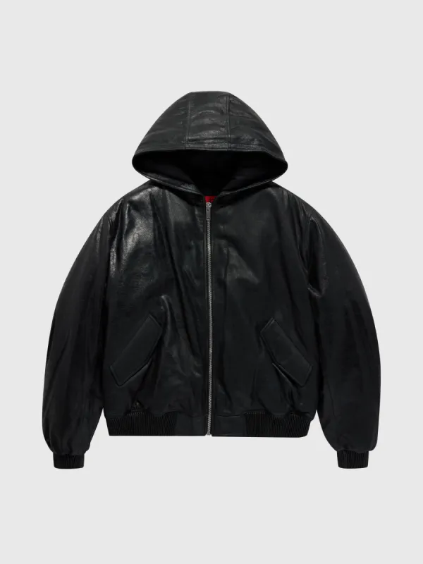 Leather Bomber Jacket sold by 424