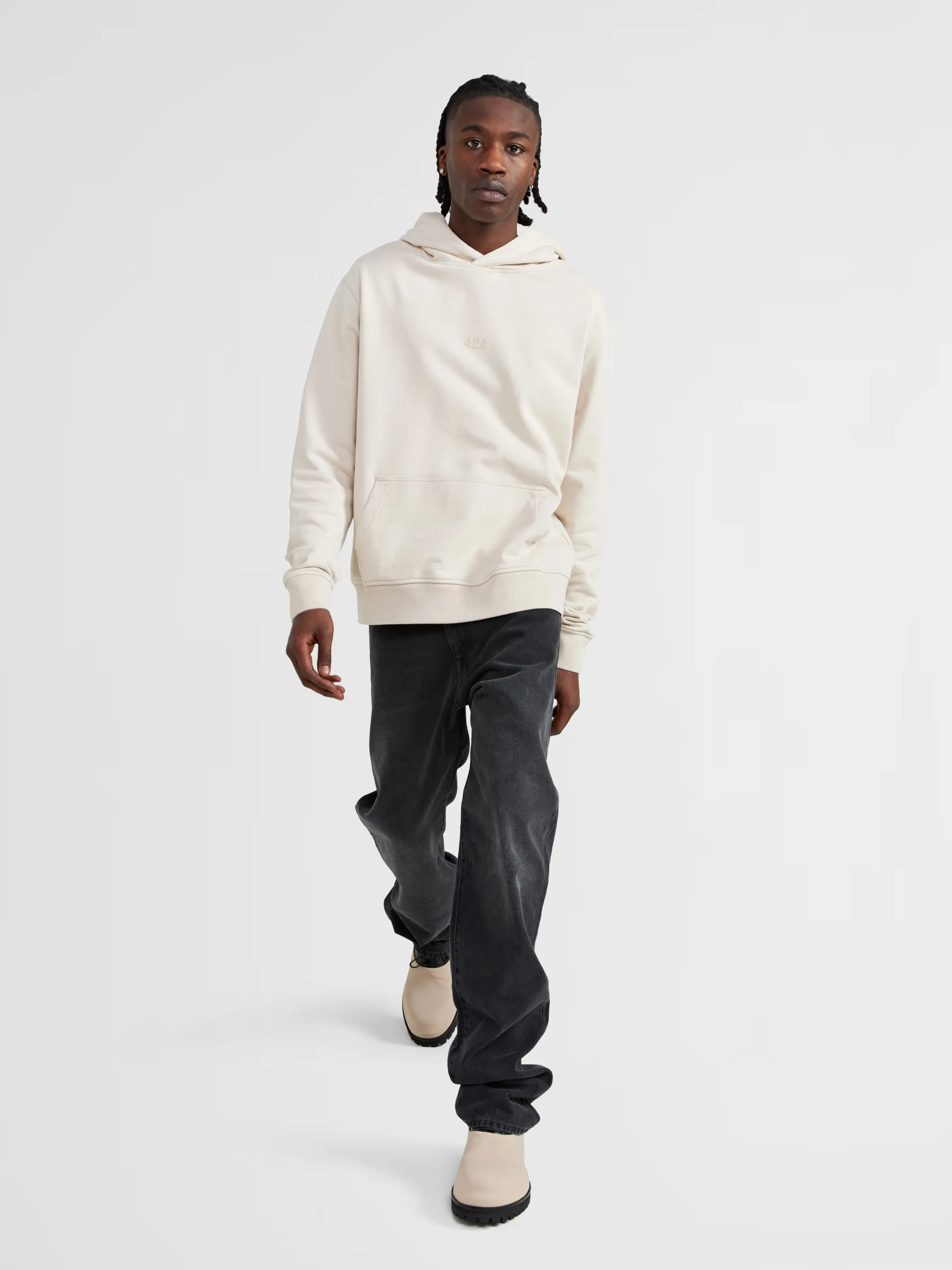 Hoodie in Beige sold by 424 product image thumbnail 5