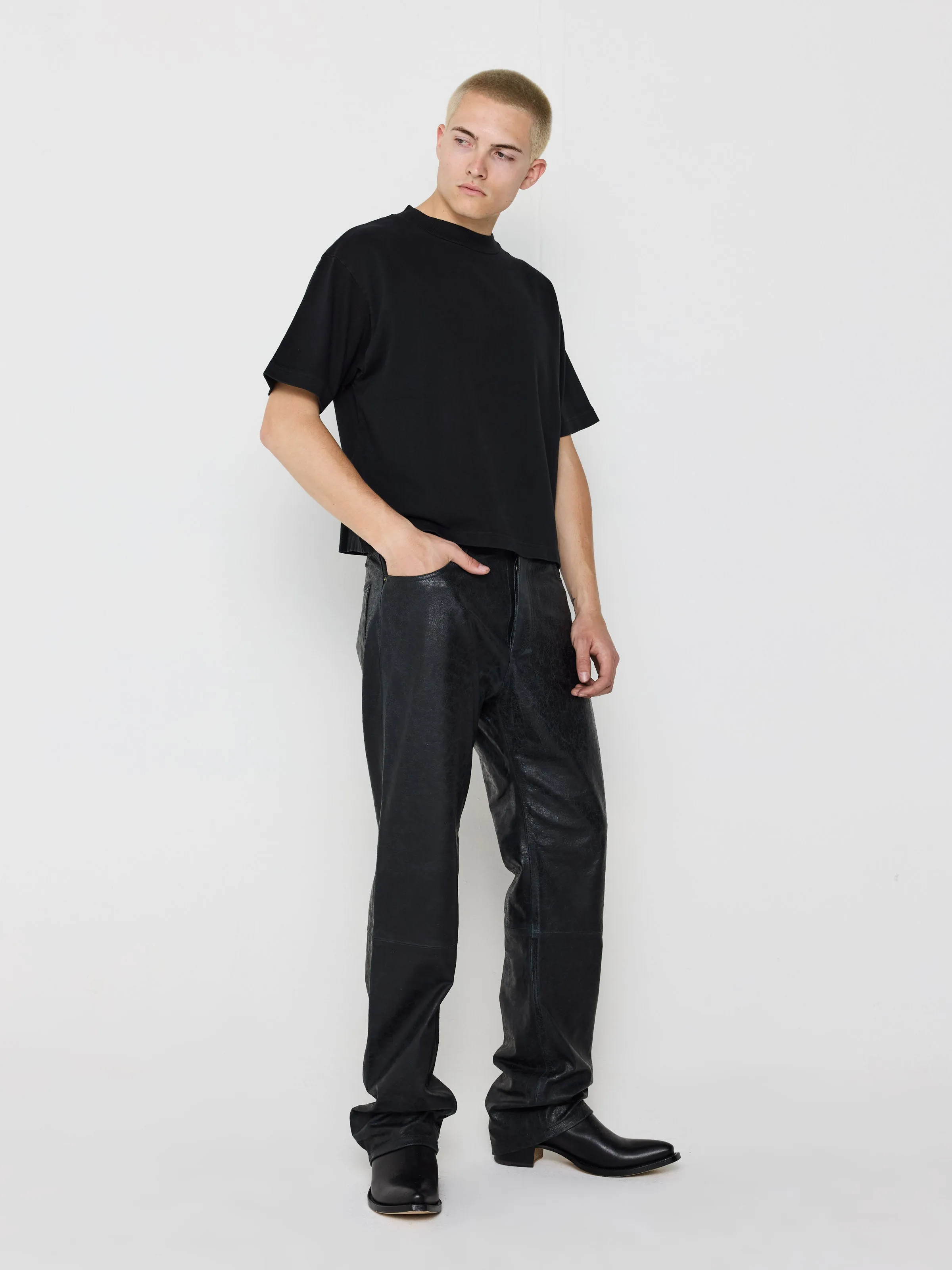 Skinny Leather Pants in Black sold by 424 product image thumbnail 2