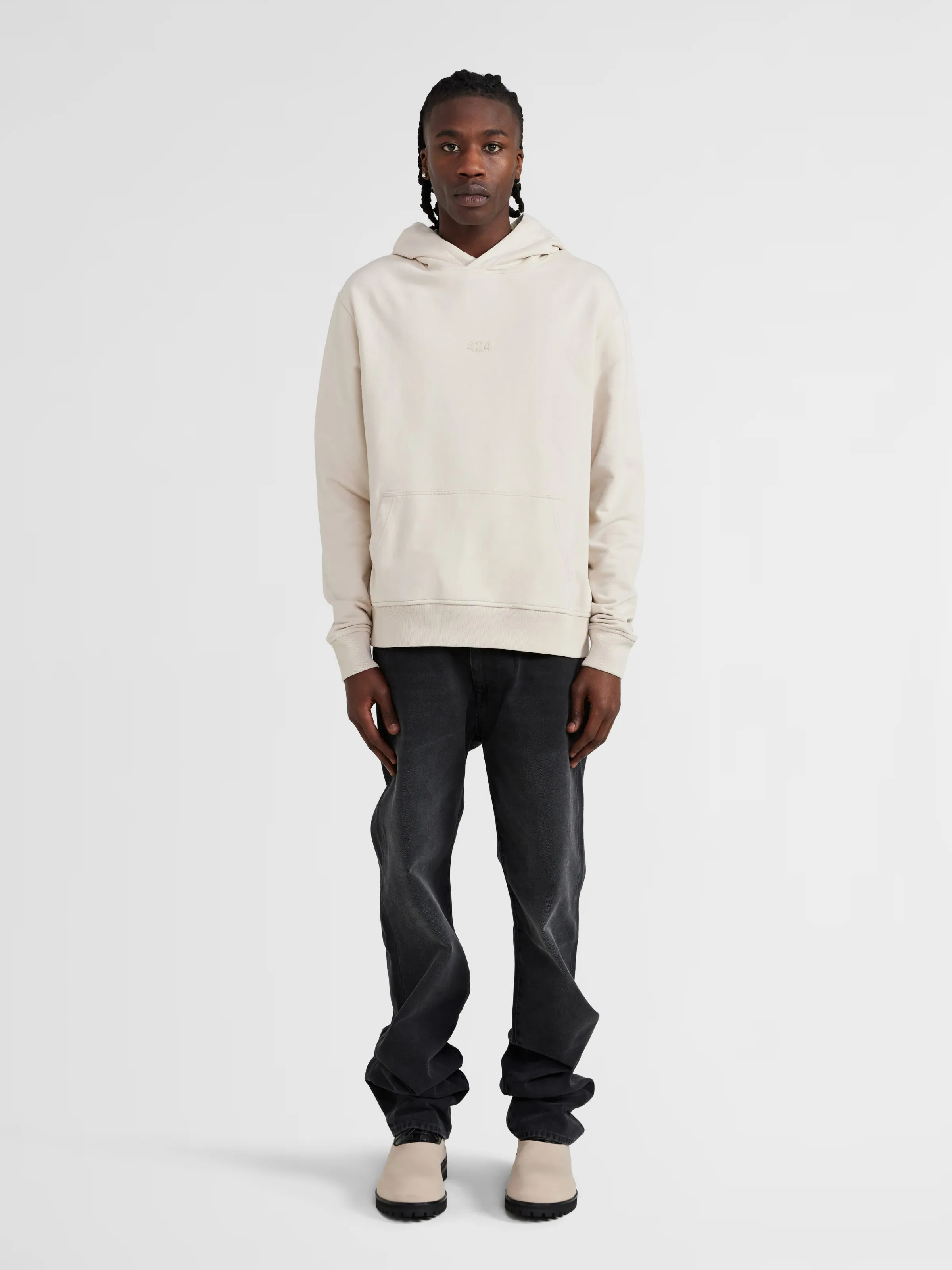 Hoodie in Beige sold by 424 product image thumbnail 3