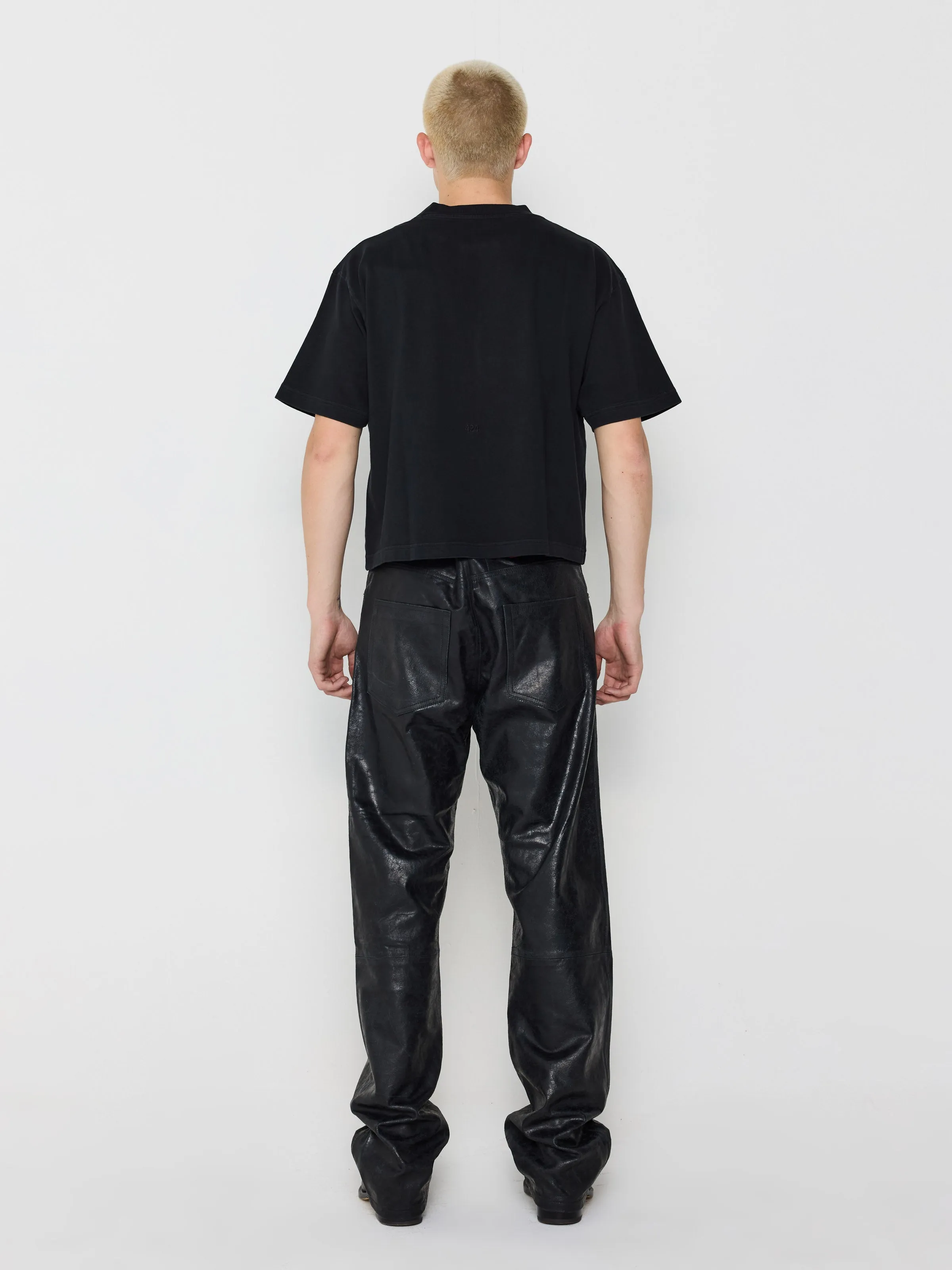 Skinny Leather Pants in Black sold by 424 product image thumbnail 3