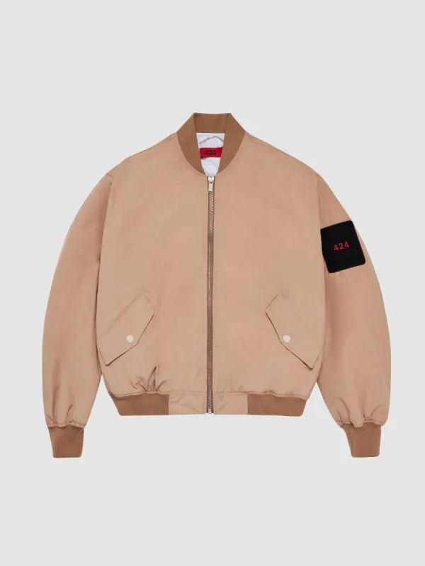 Bomber Jacket in Beige made by 424