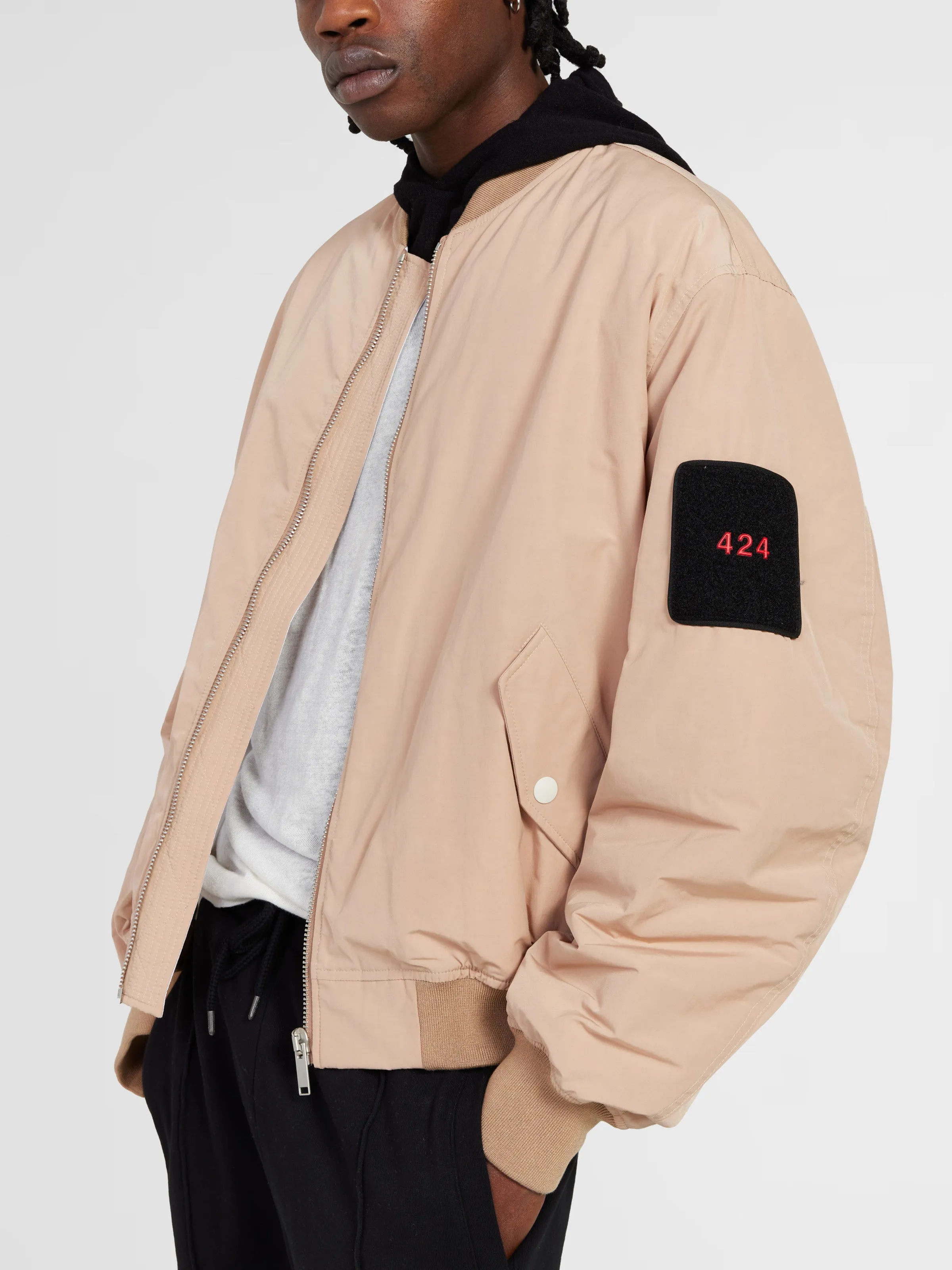 Bomber Jacket in Beige sold by 424 product image thumbnail 4