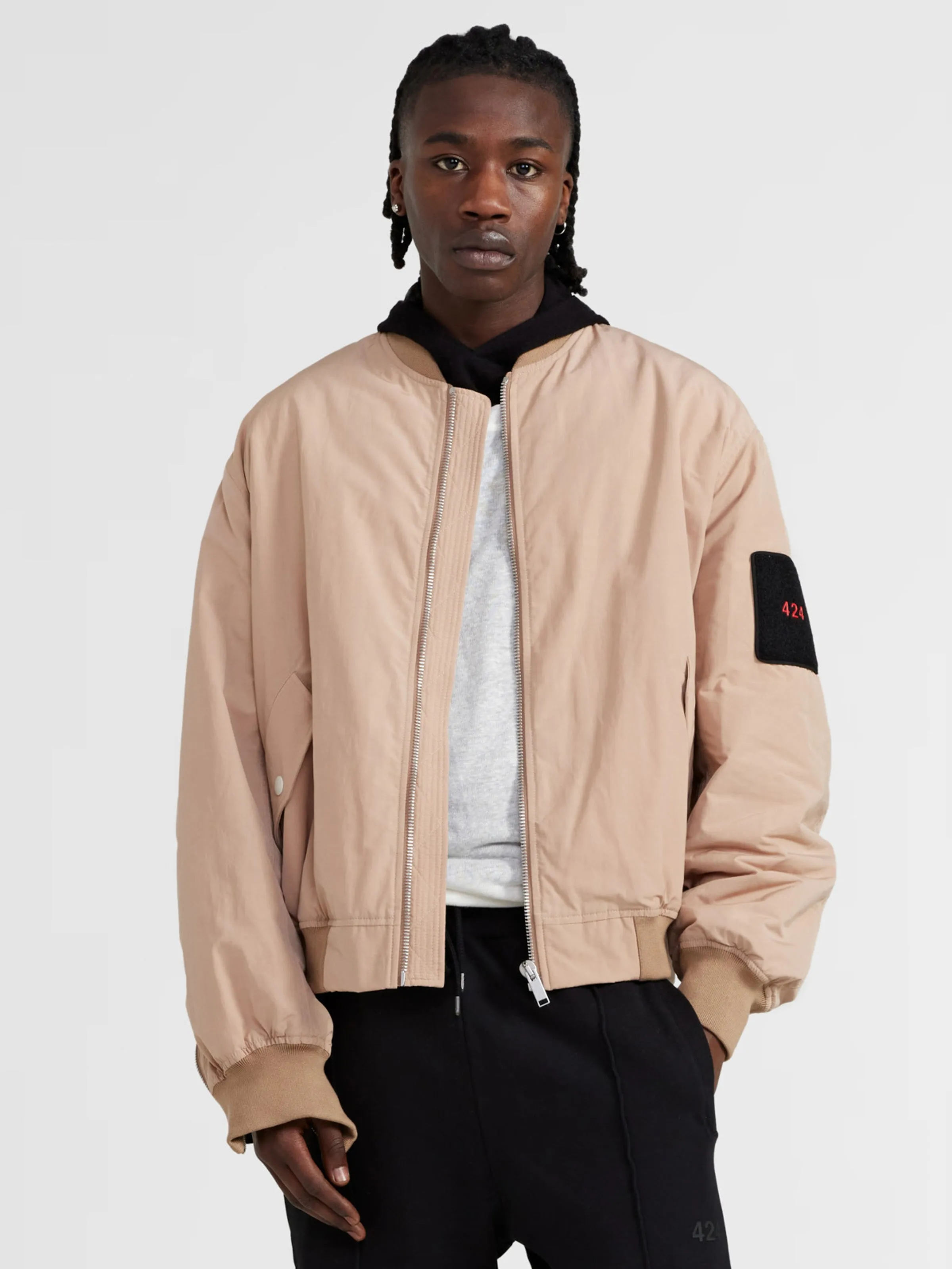 Bomber Jacket in Beige sold by 424 product image thumbnail 2