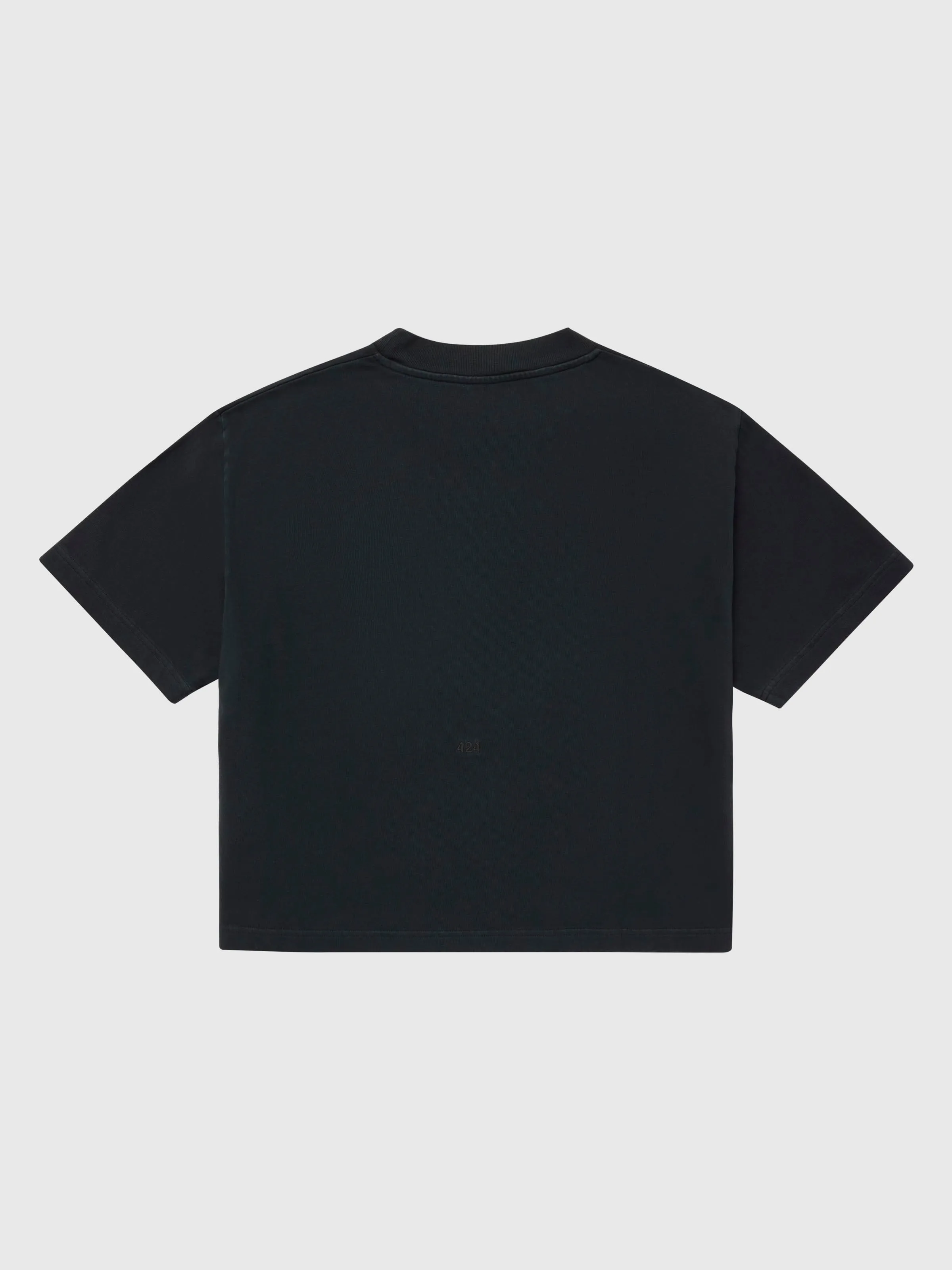 Cropped Alias T-Shirt in Black sold by 424 product image thumbnail 4