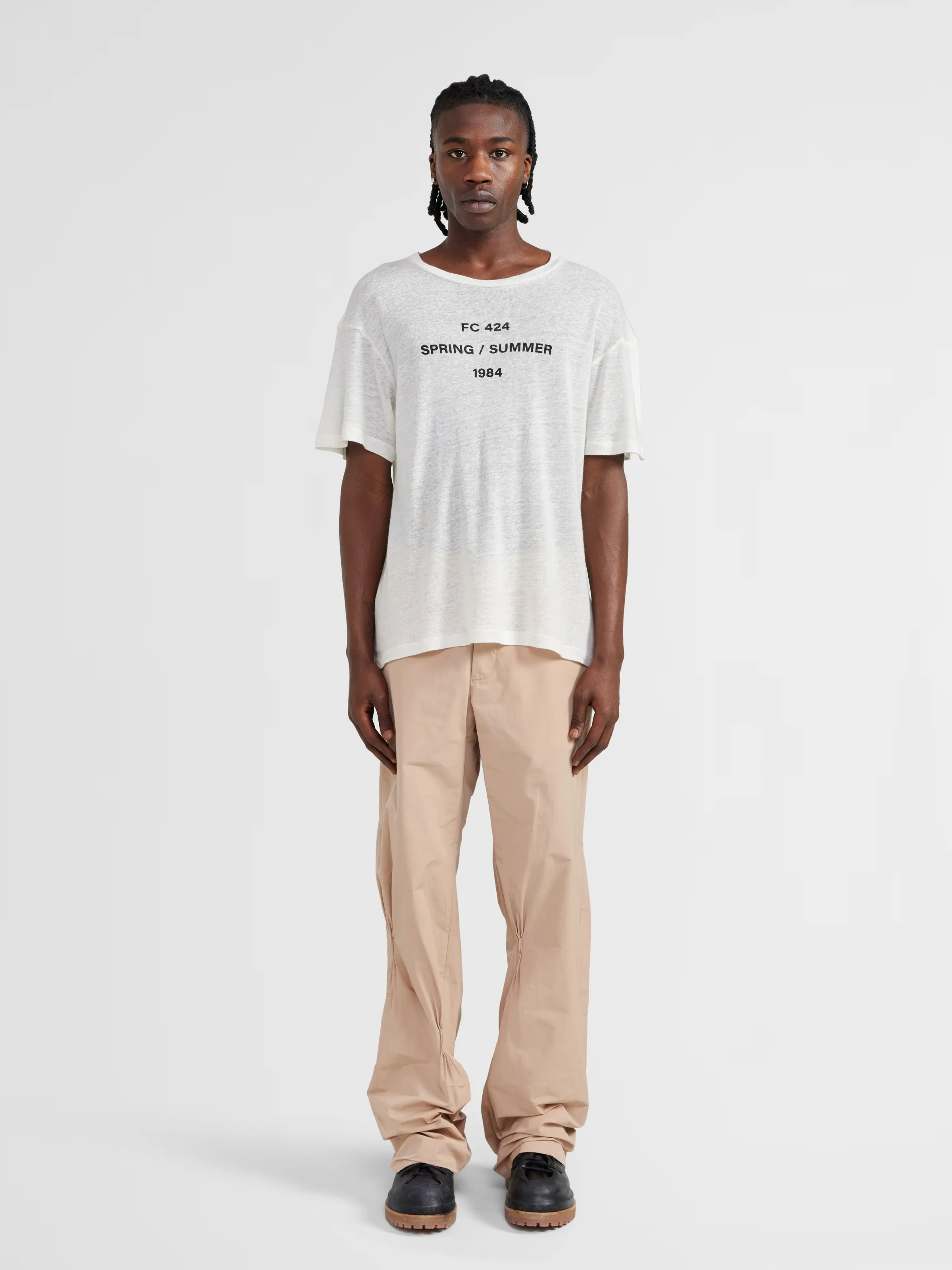 Pleated Trousers in Beige sold by 424 product image thumbnail 2