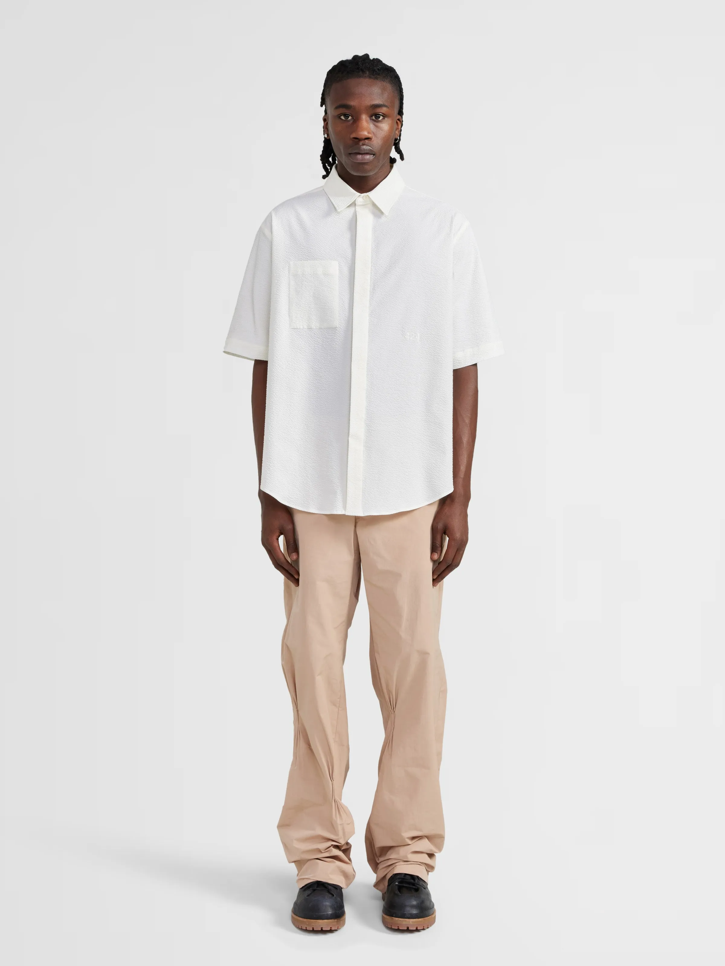 Pleated Trousers in Beige sold by 424 product image thumbnail 3