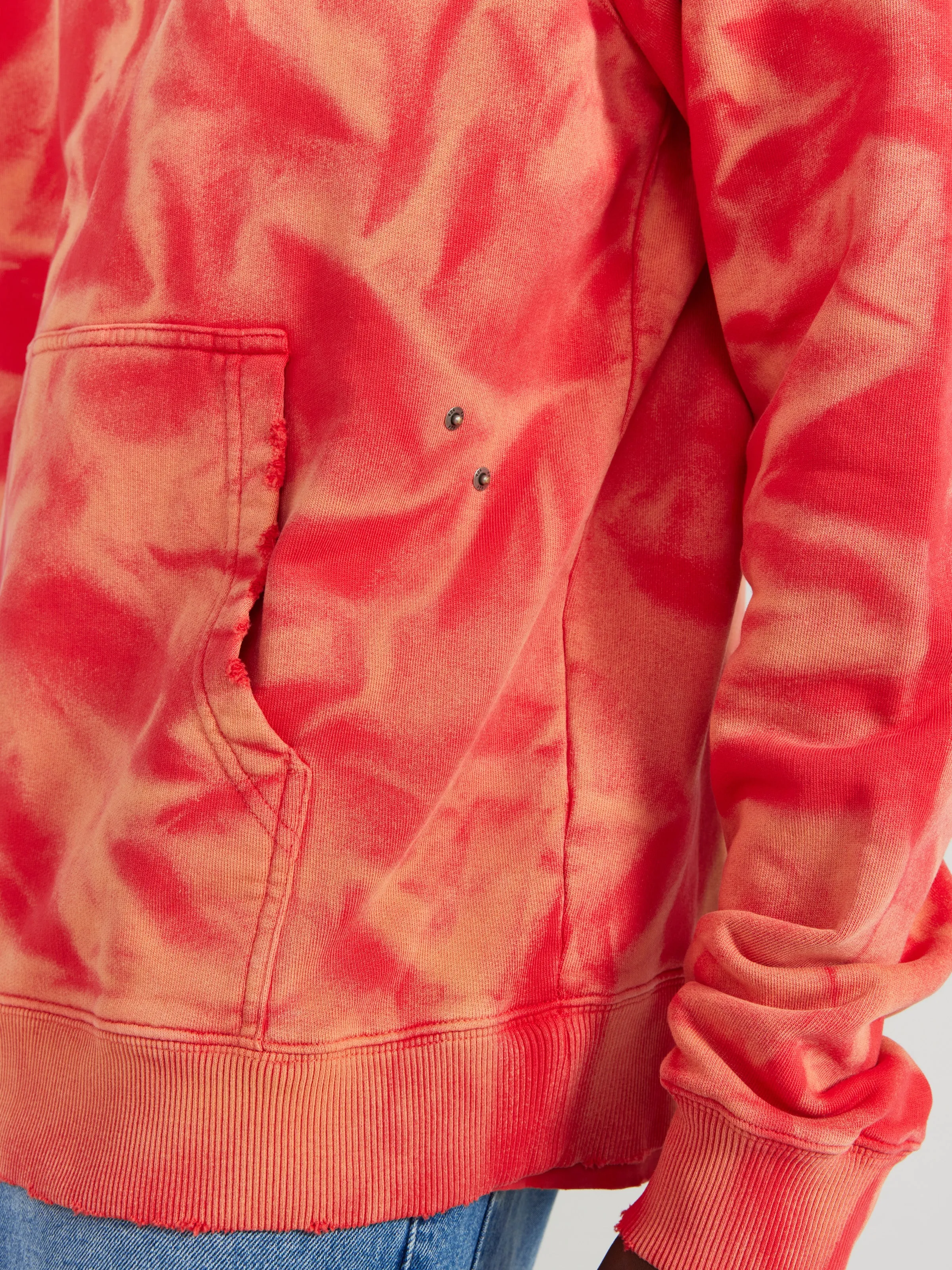 Distressed Hoodie in Red sold by 424 product image thumbnail 5