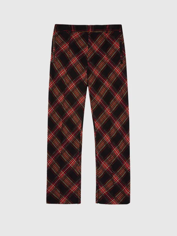 Checkered Trousers in Black sold by 424