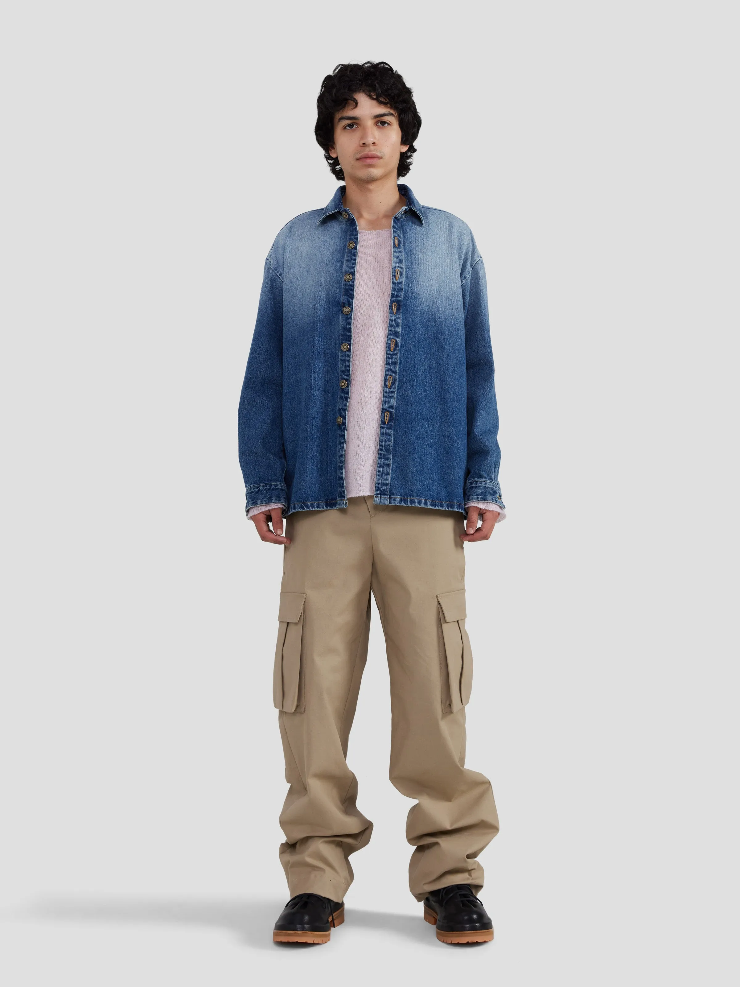 Light Denim Shirt sold by 424 product image thumbnail 3