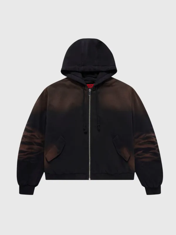 Bomber Jacket in Vintage Black sold by 424