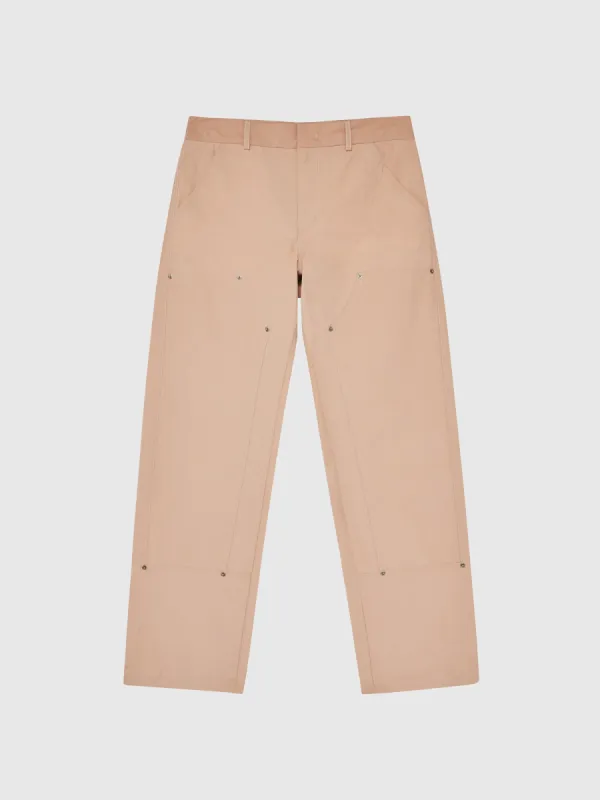 Paneled Trousers in Beige sold by 424