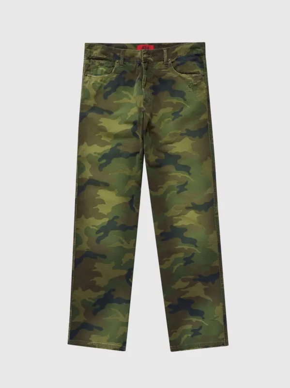 5-Pocket Trousers in Camo sold by 424