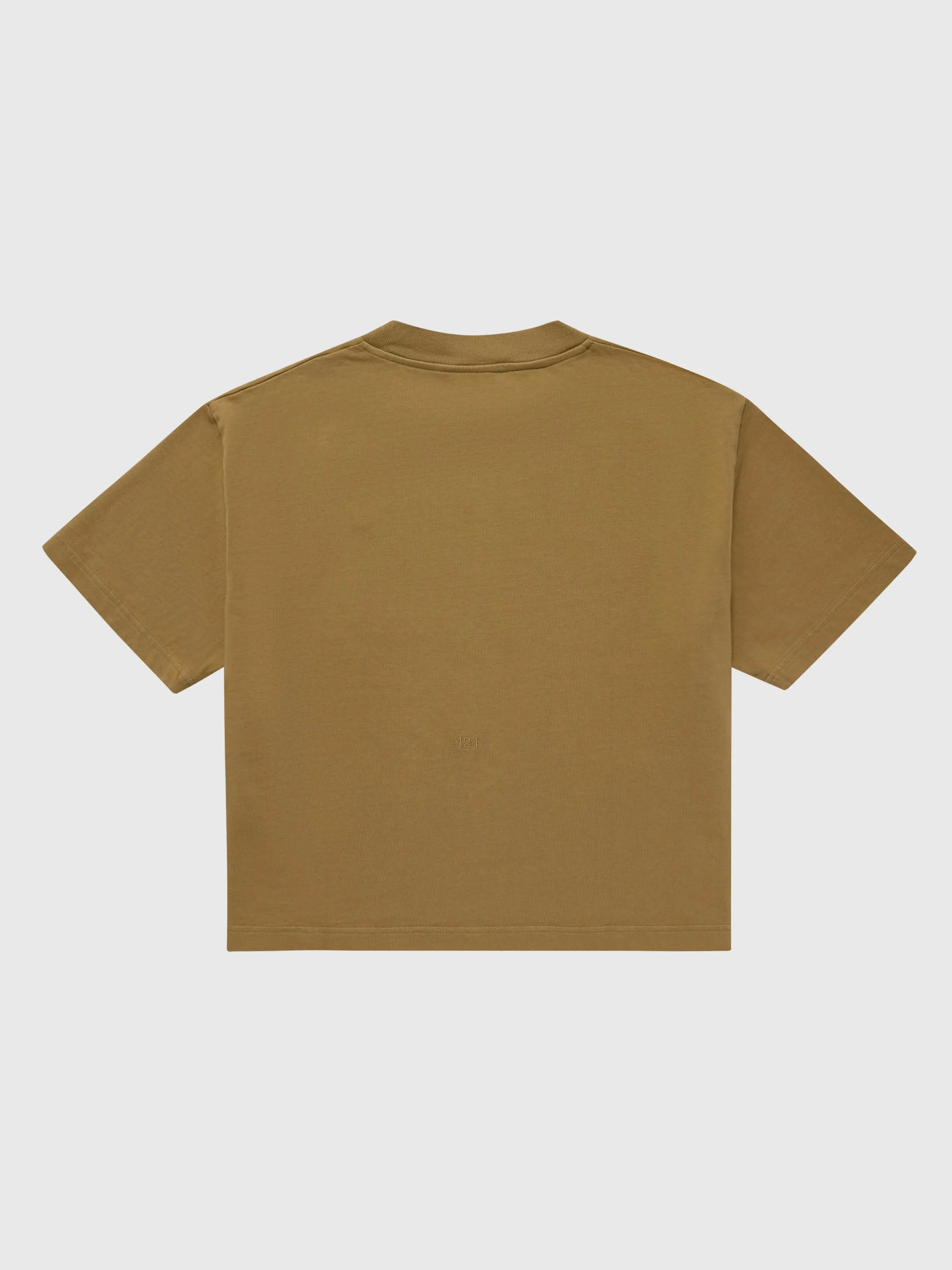 Cropped Alias T-Shirt in Camel sold by 424 product image thumbnail 2