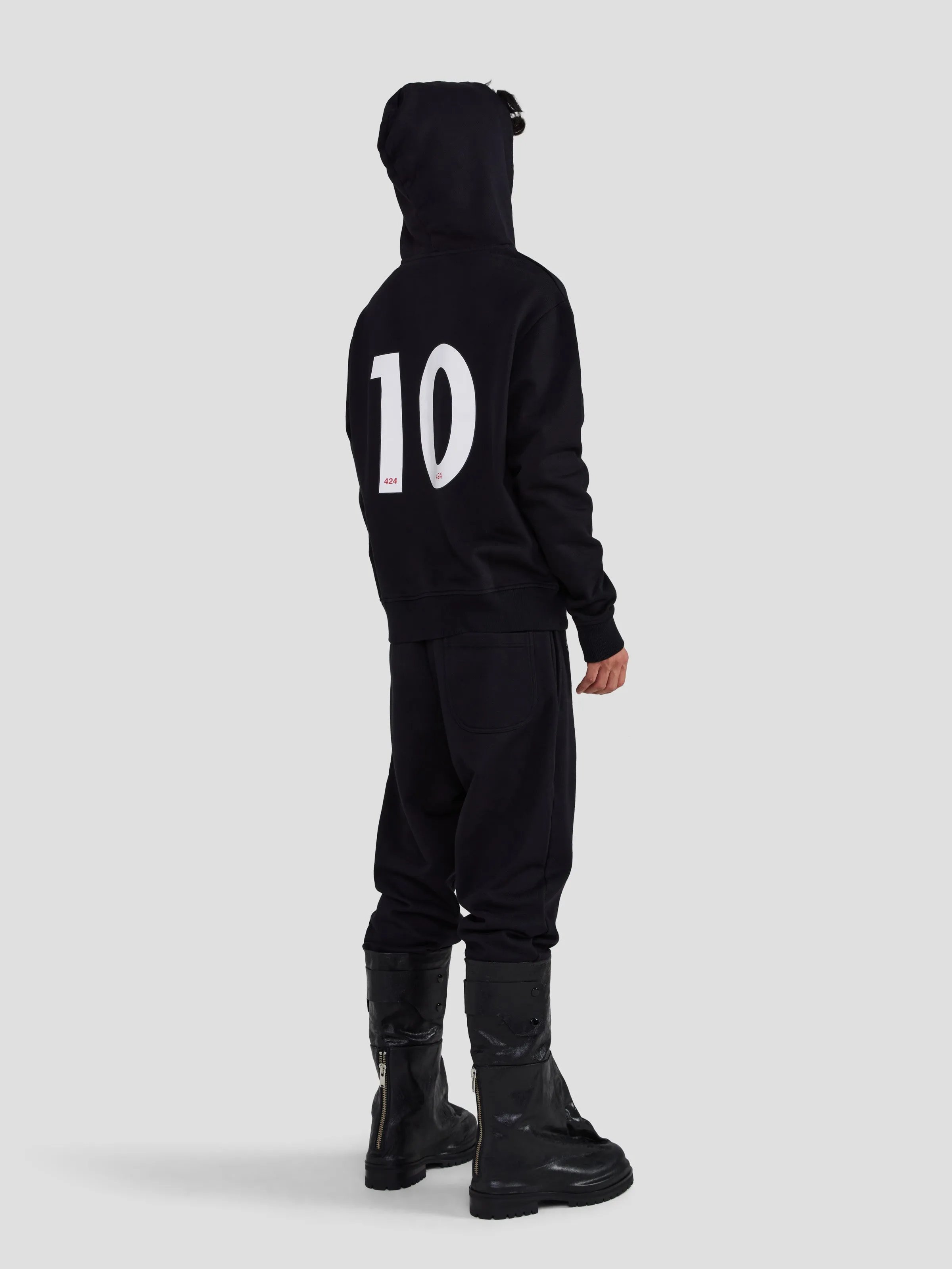 424 Hoodie in Black sold by 424 product image thumbnail 5