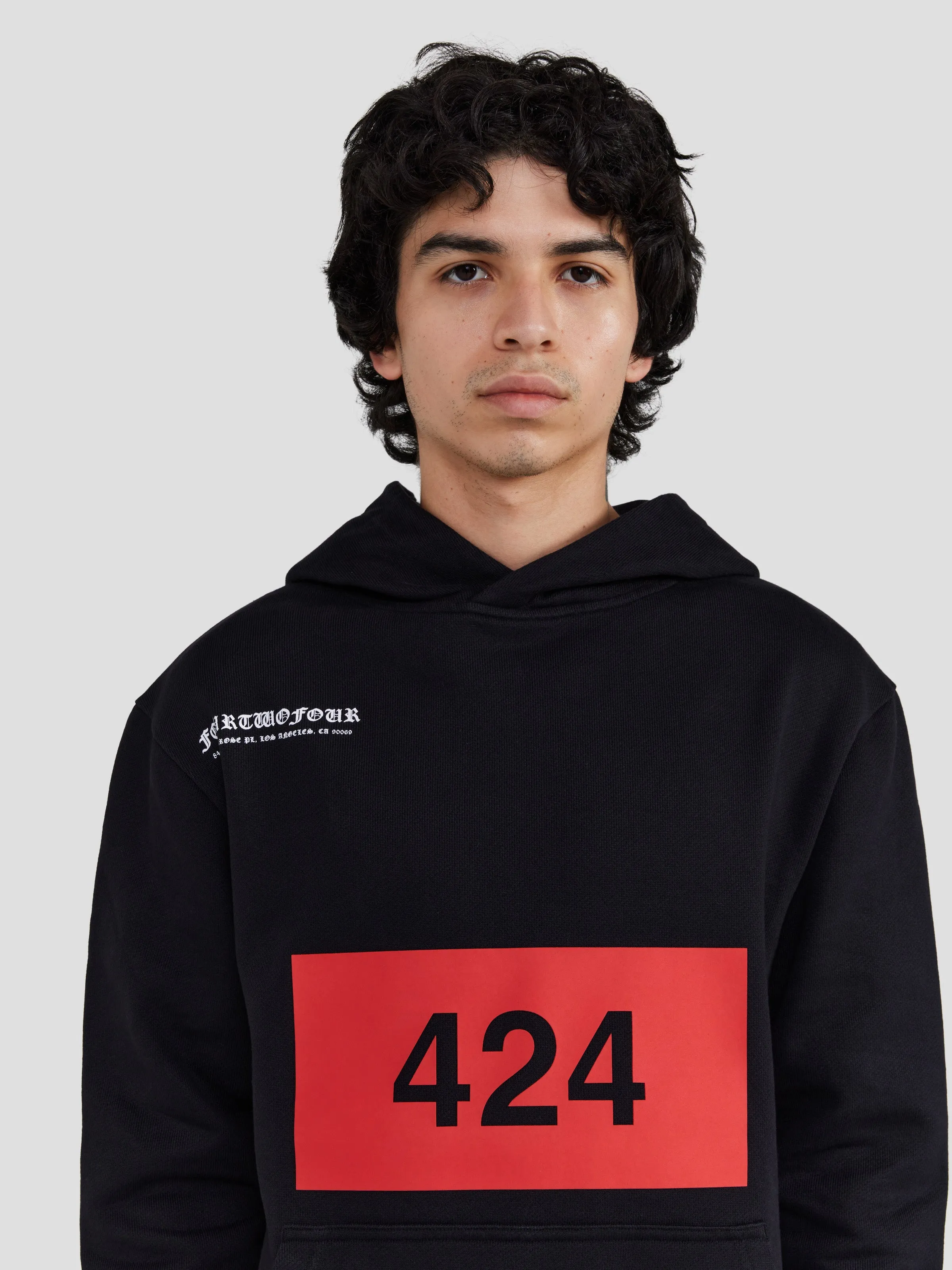 424 Hoodie in Black sold by 424 product image thumbnail 4