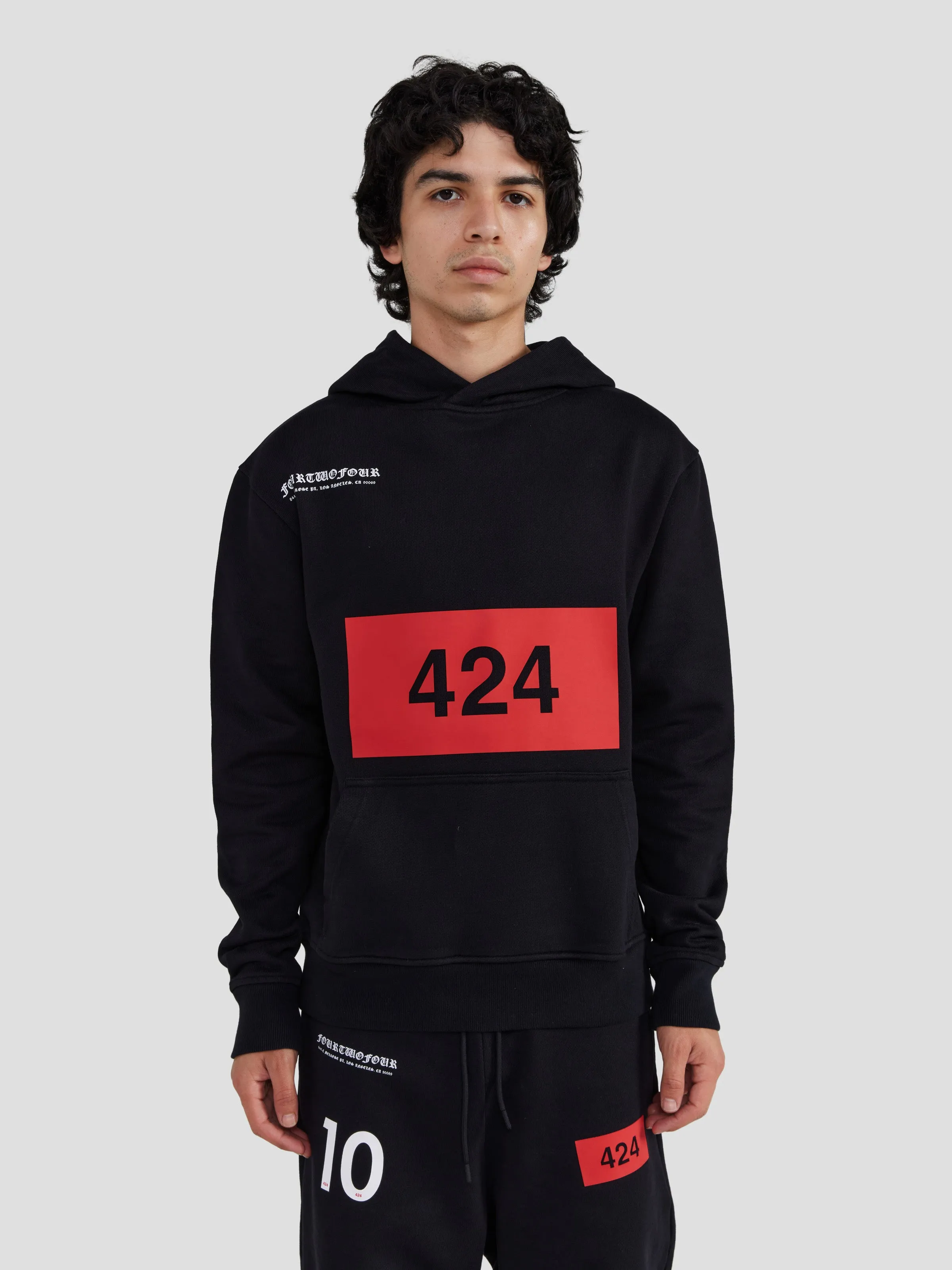 424 Hoodie in Black sold by 424 product image thumbnail 2