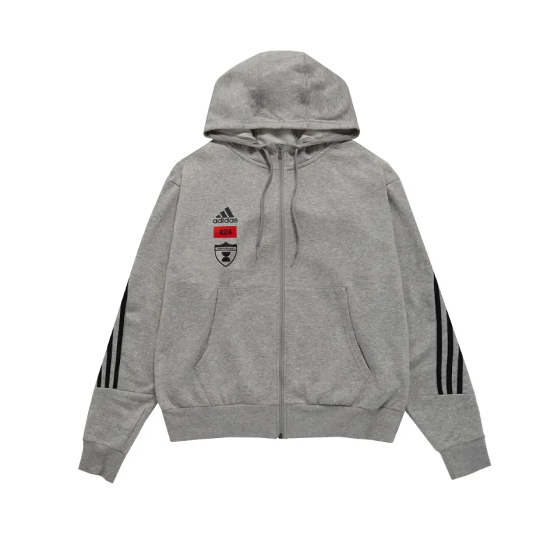 Leagues Cup (Adidas) Zip-Up Hoodie in Heather Grey sold by 424