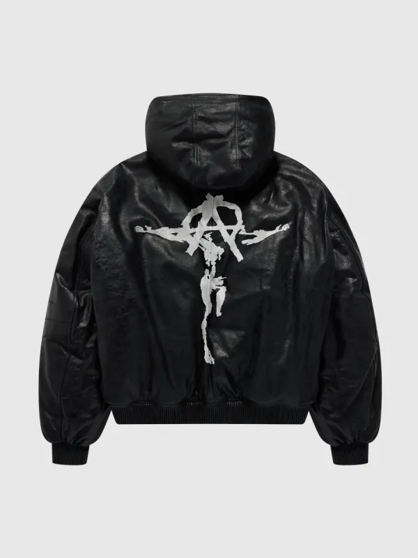 Seventh Heaven Leather Bomber sold by 424