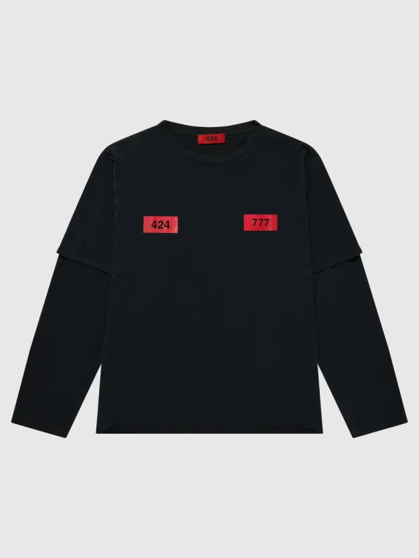 Seventh Heaven Double Sleeve Tee made by 424