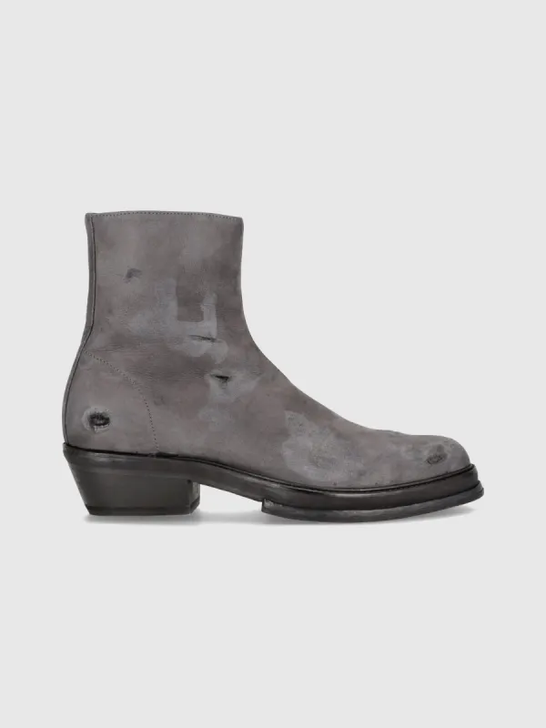 Nabuk Leather West Coast Boot in Graphite Gray sold by 424