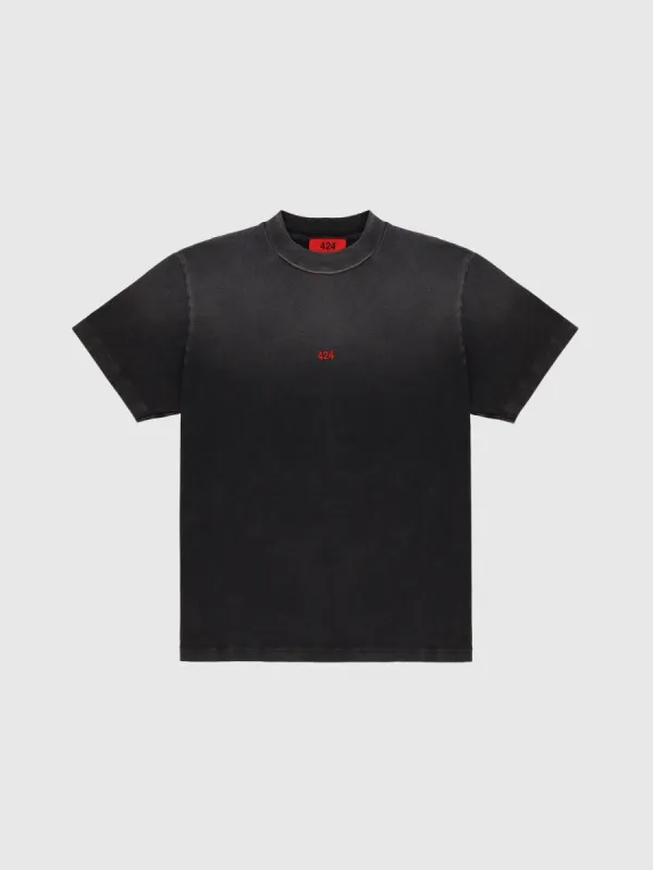 Rib Jersey Alias T-Shirt in Black made by 424