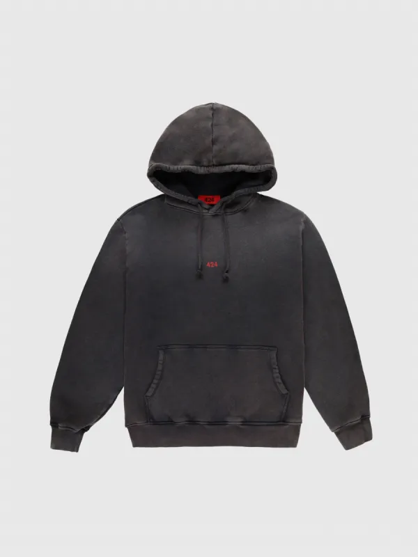 French Terry Alias Hoodie in Black sold by 424
