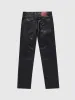 Five Pocket Paper Leather Pant in Black sold by 424