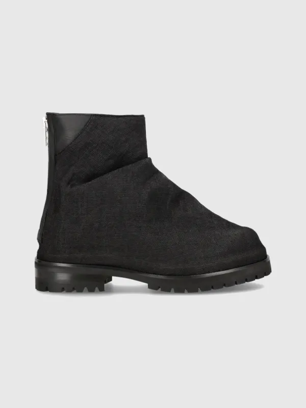 Metal Wool Marathon Boot in Black sold by 424
