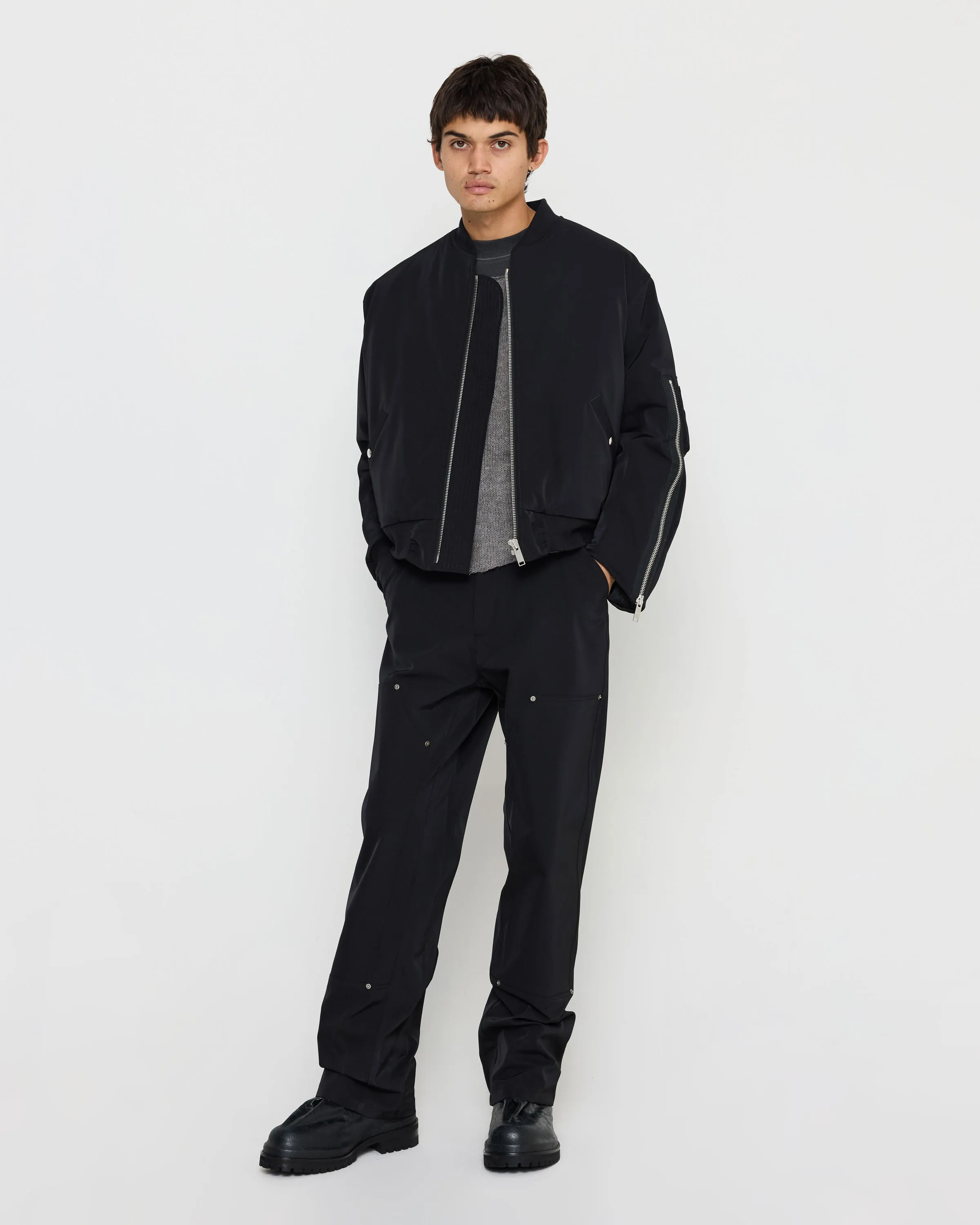 Technical Twill Work Pant in Black sold by 424 product image thumbnail 3