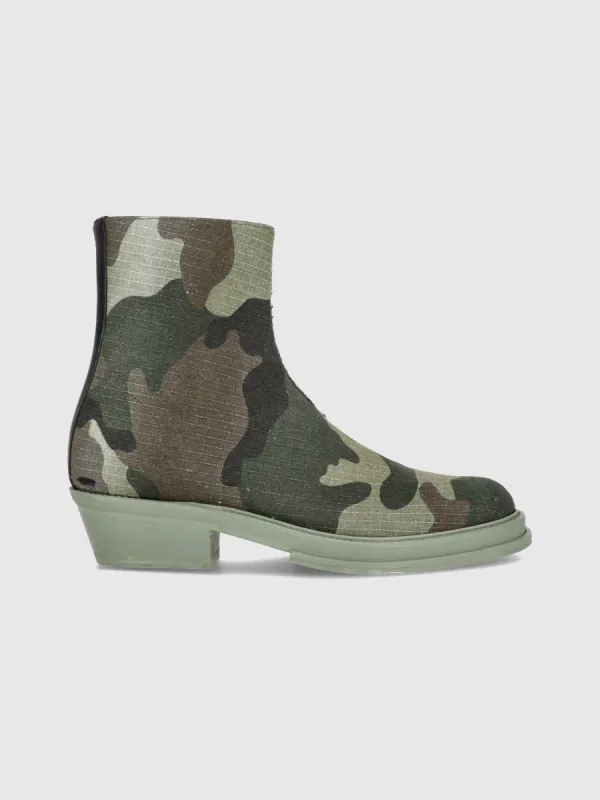 Rip Stop Leather West Coast Boot in Camo sold by 424