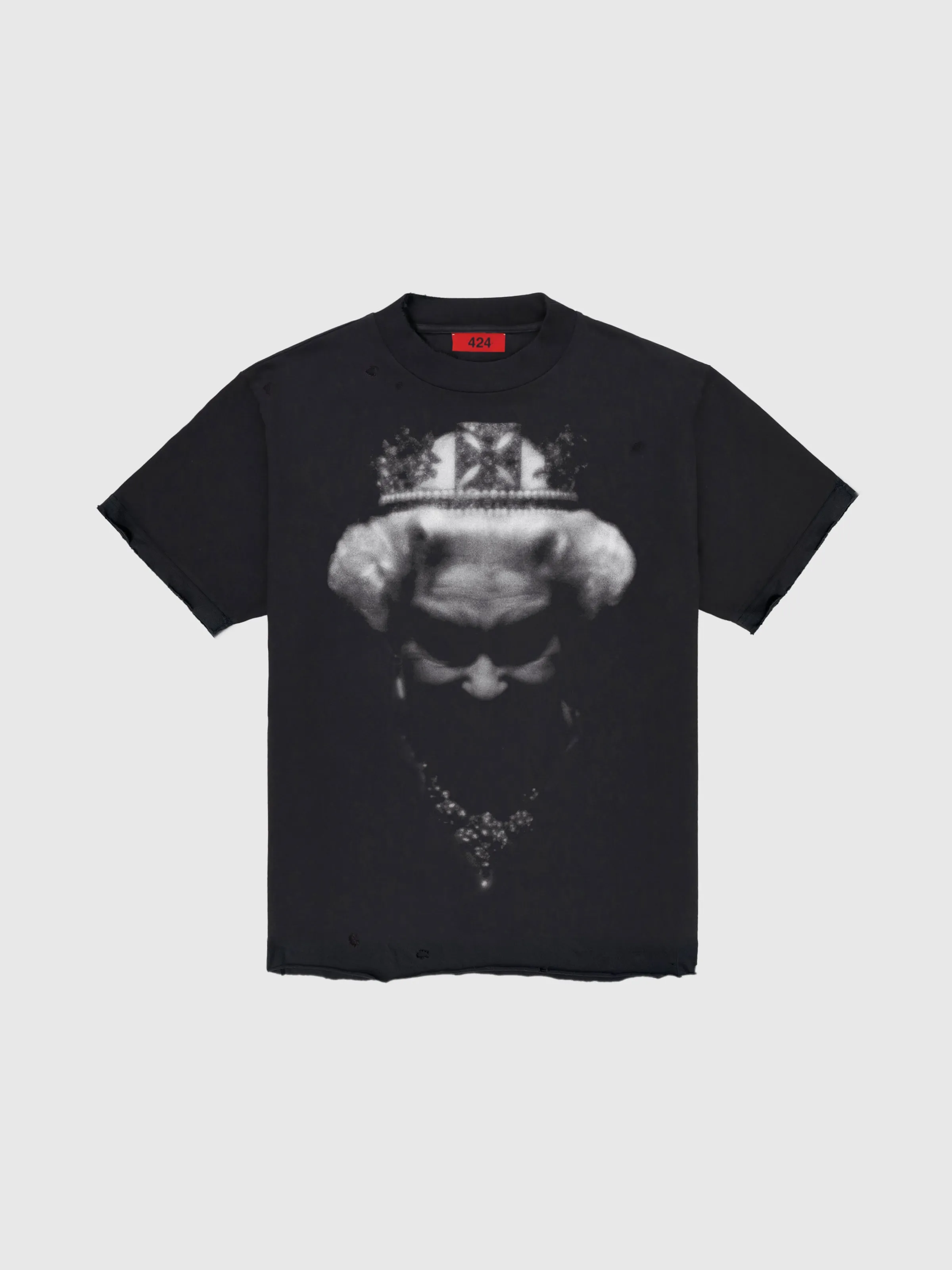 424 x IMMADTOO Heavy Distressed Tee - QUEEN sold by 424