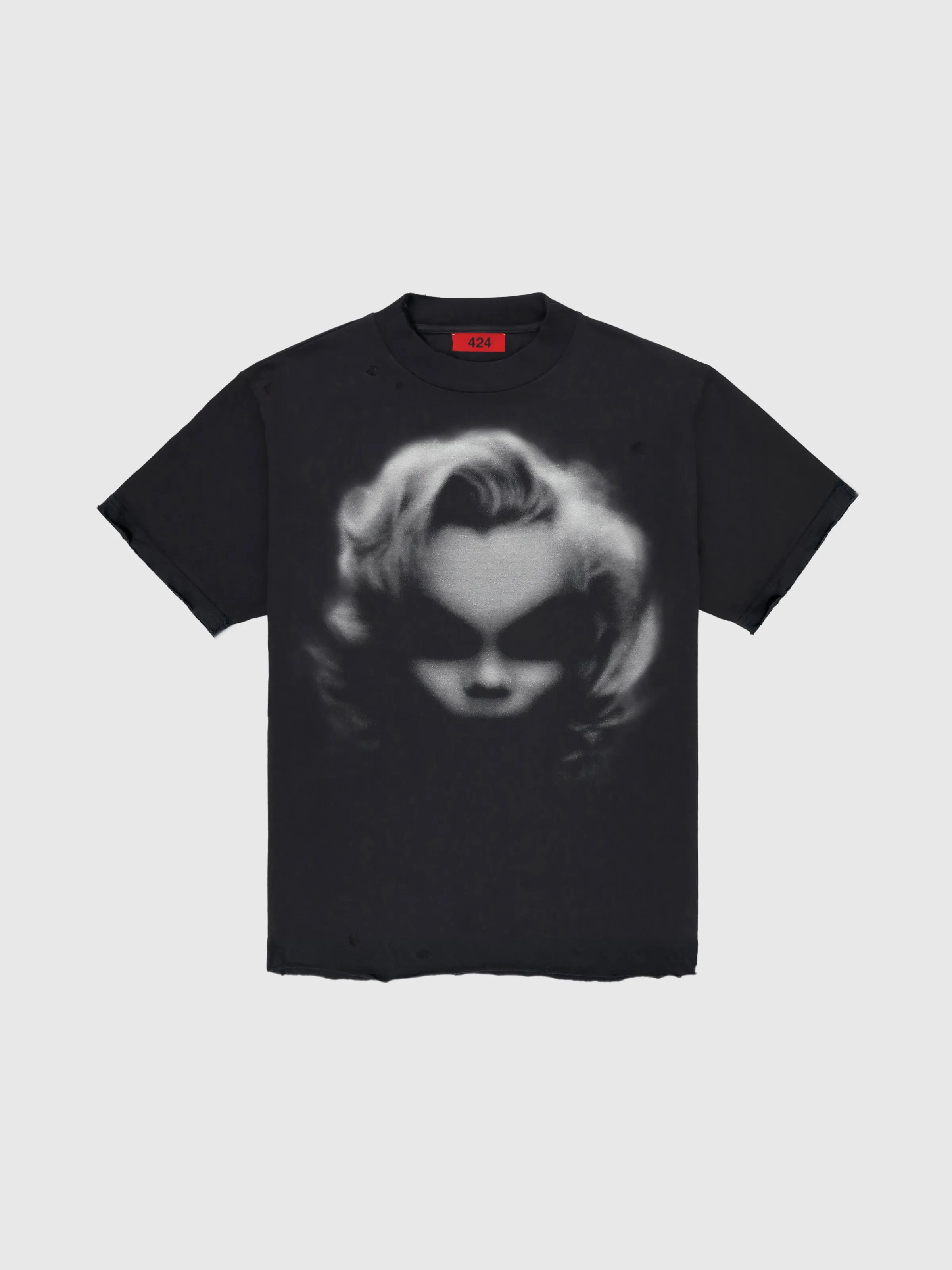 424 x IMMADTOO Heavy Distressed Tee - MARILYN sold by 424
