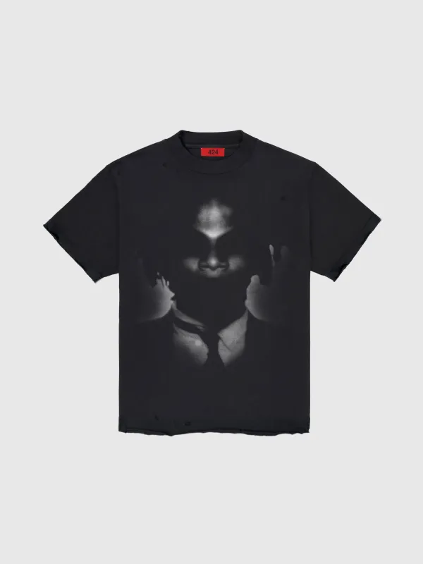 424 x IMMADTOO Heavy Distressed Tee - BASQUIAT sold by 424