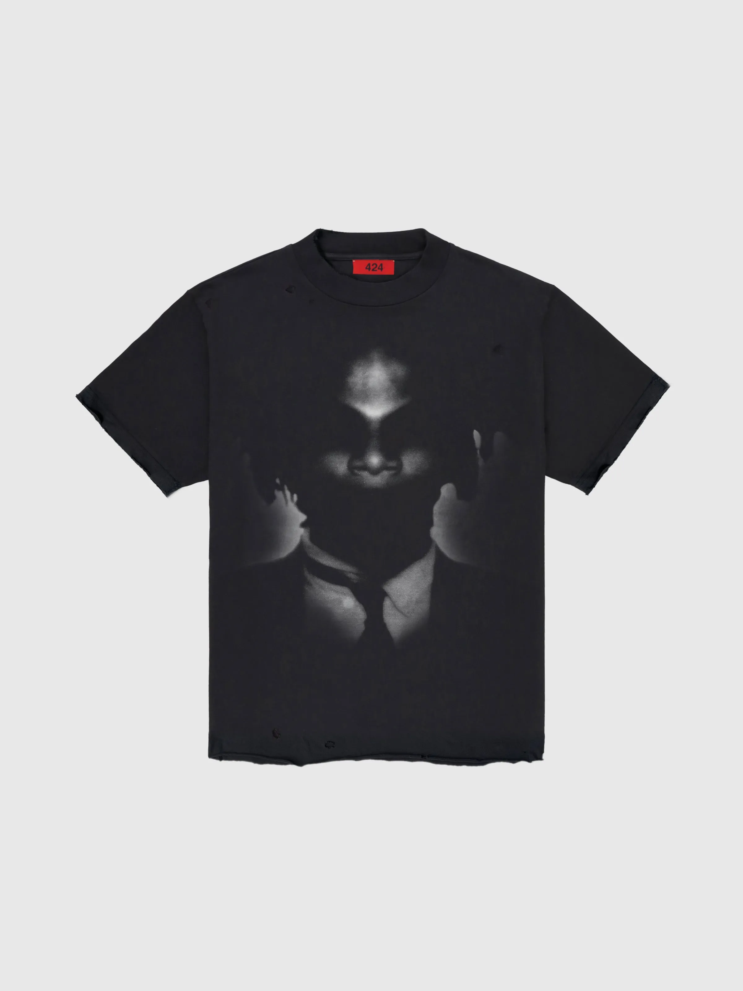 424 x IMMADTOO Heavy Distressed Tee - BASQUIAT sold by 424