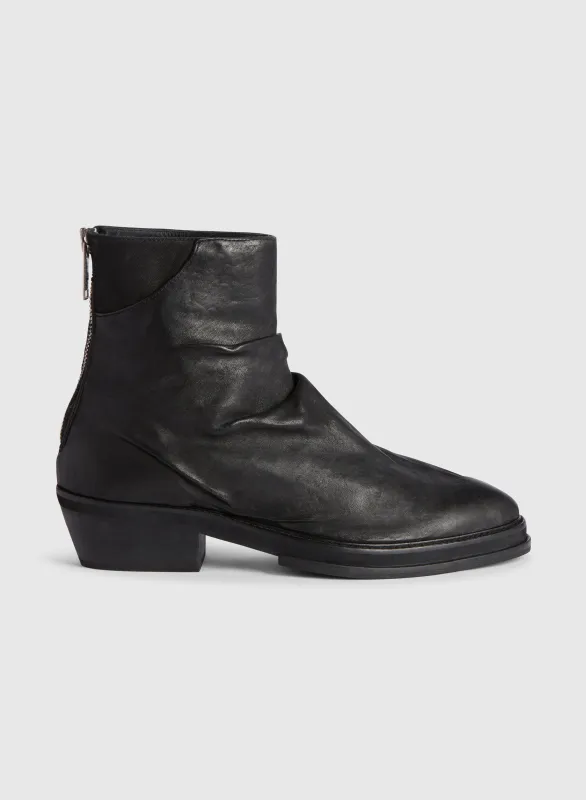 Leather Cowboy Boot Black sold by 424