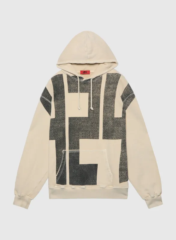 424 BLOCK HOODIE TEA WASHING sold by 424