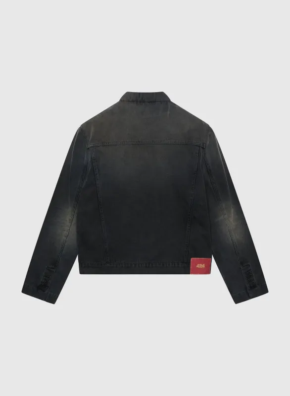 424 Collection Denim Trucker Black Laser sold by 424
