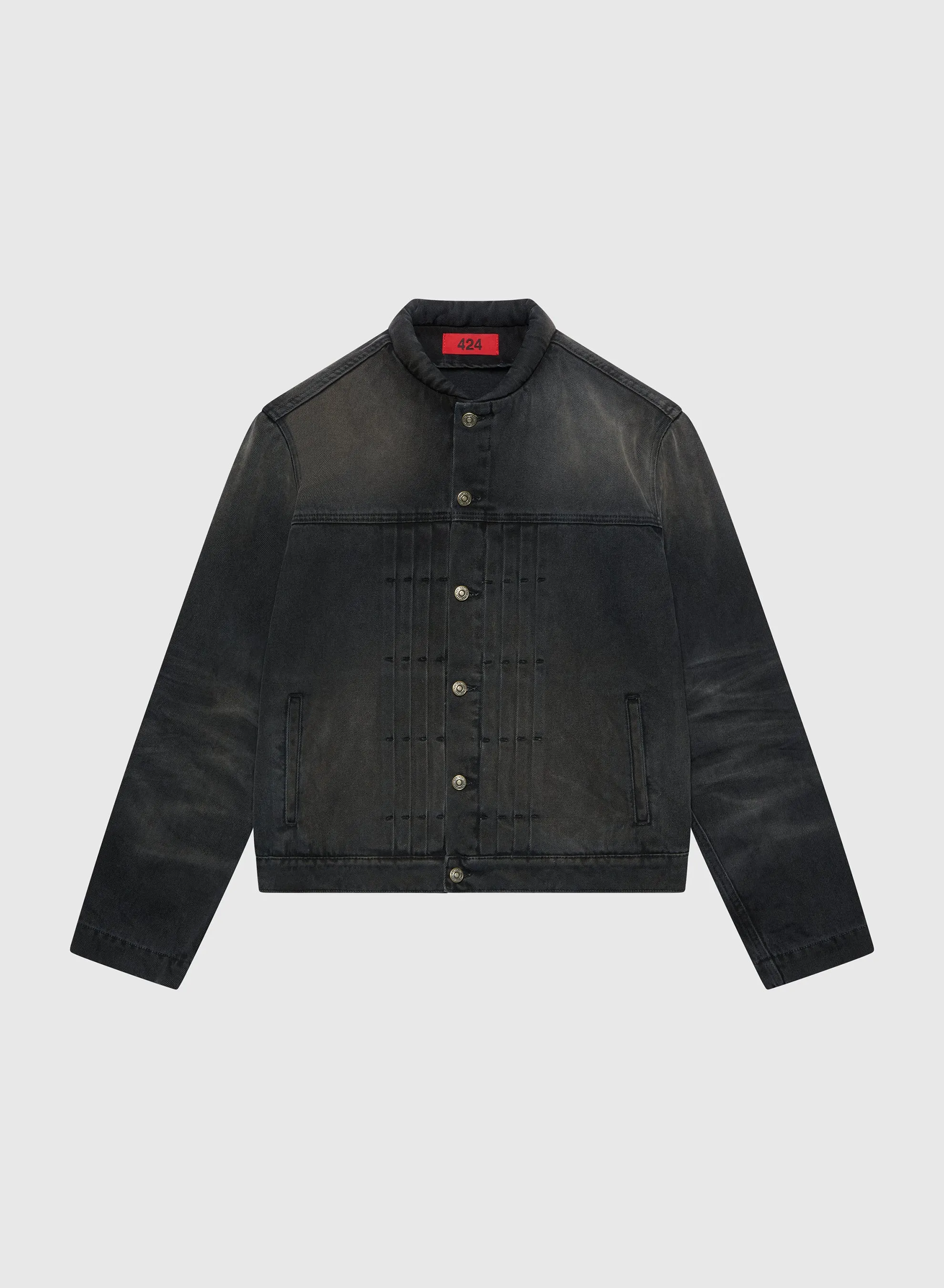 424 Collection Denim Trucker Black Laser sold by 424 product image thumbnail 2
