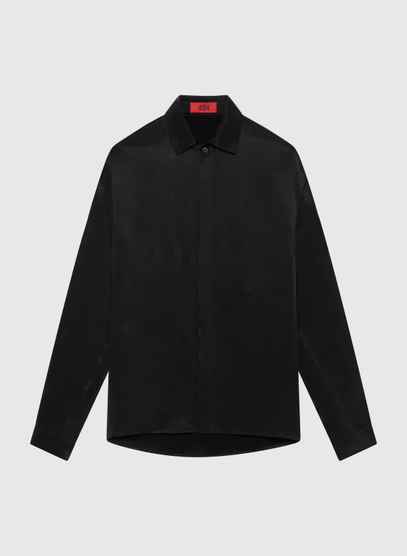 424 Cupro Shirt Black made by 424