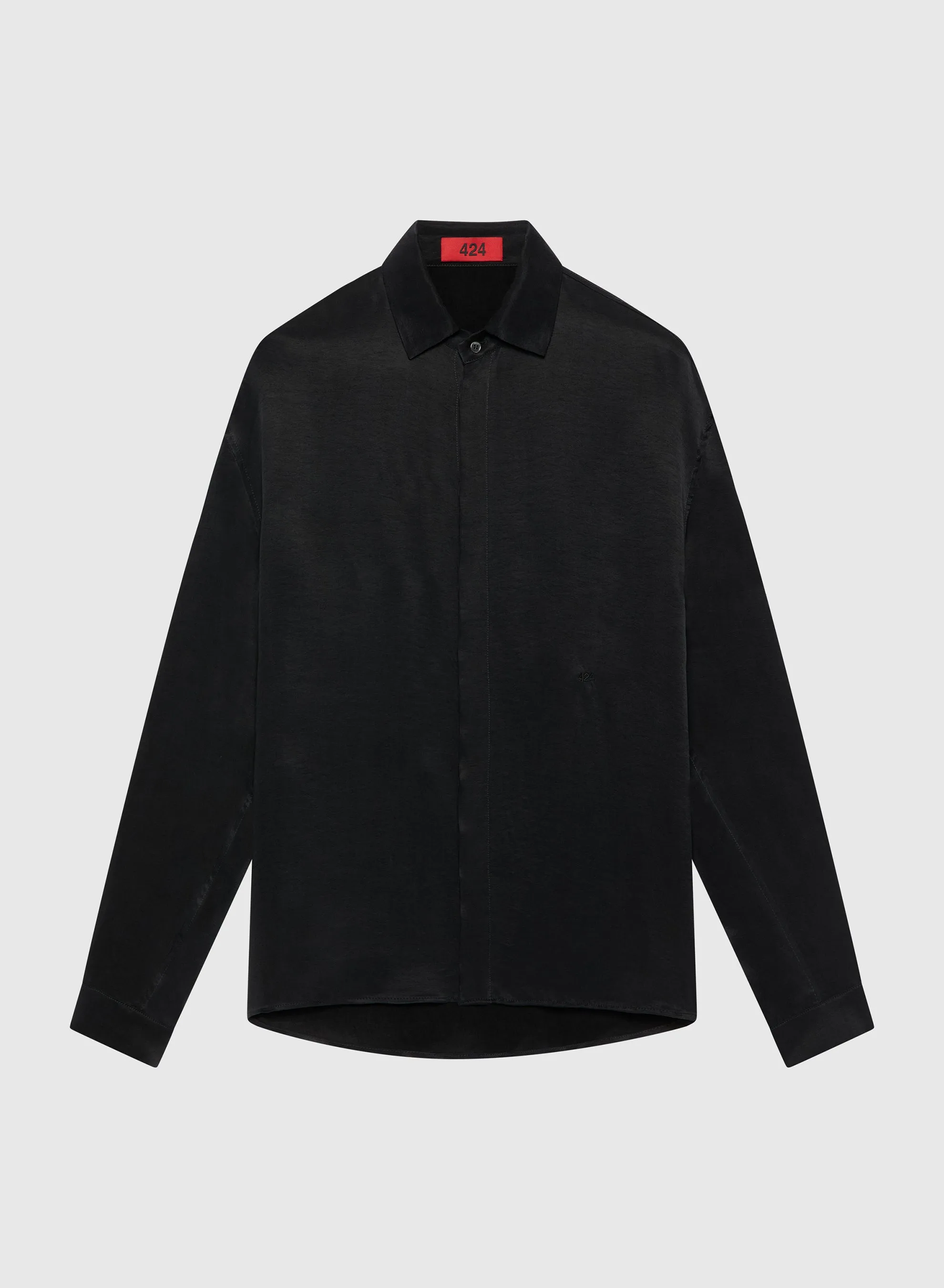 424 Cupro Shirt Black sold by 424